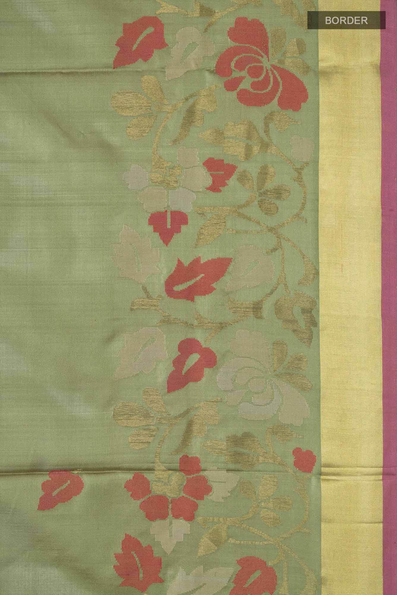 Green Uppada Silk Saree