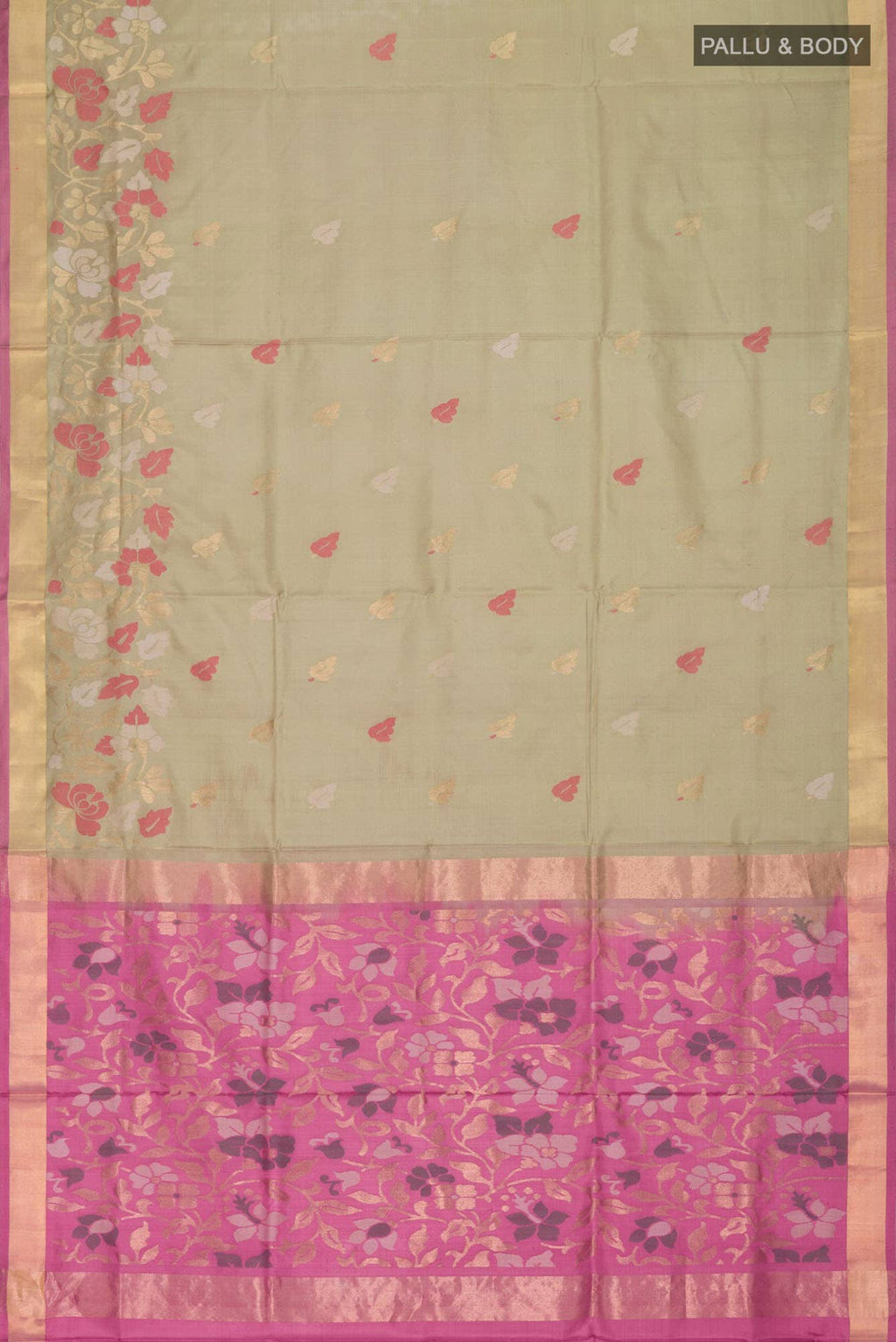 Green Uppada Silk Saree