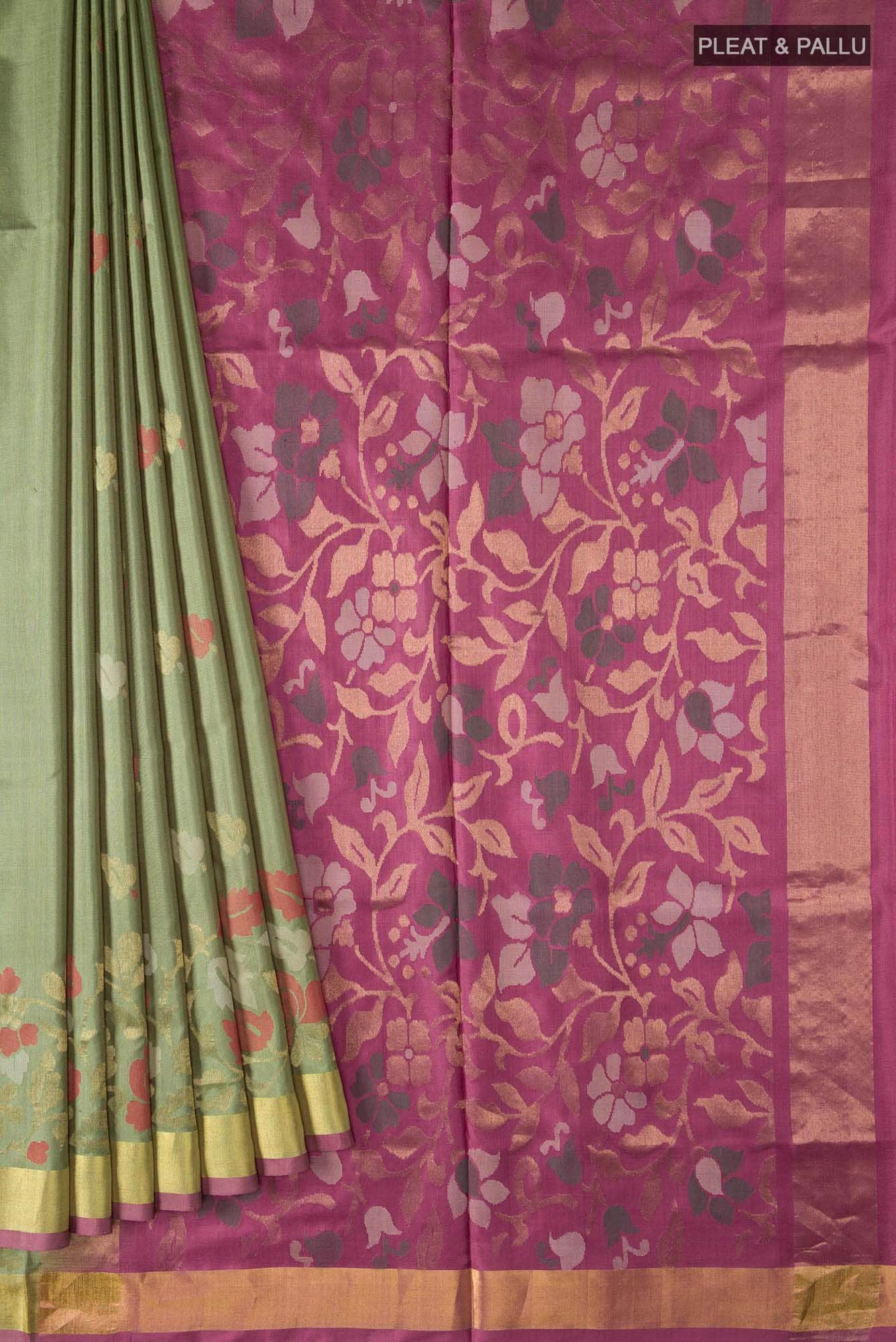 Green Uppada Silk Saree