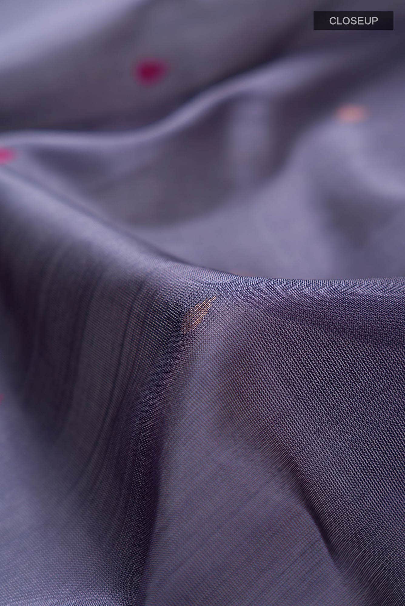 Grey Uppada Silk Saree