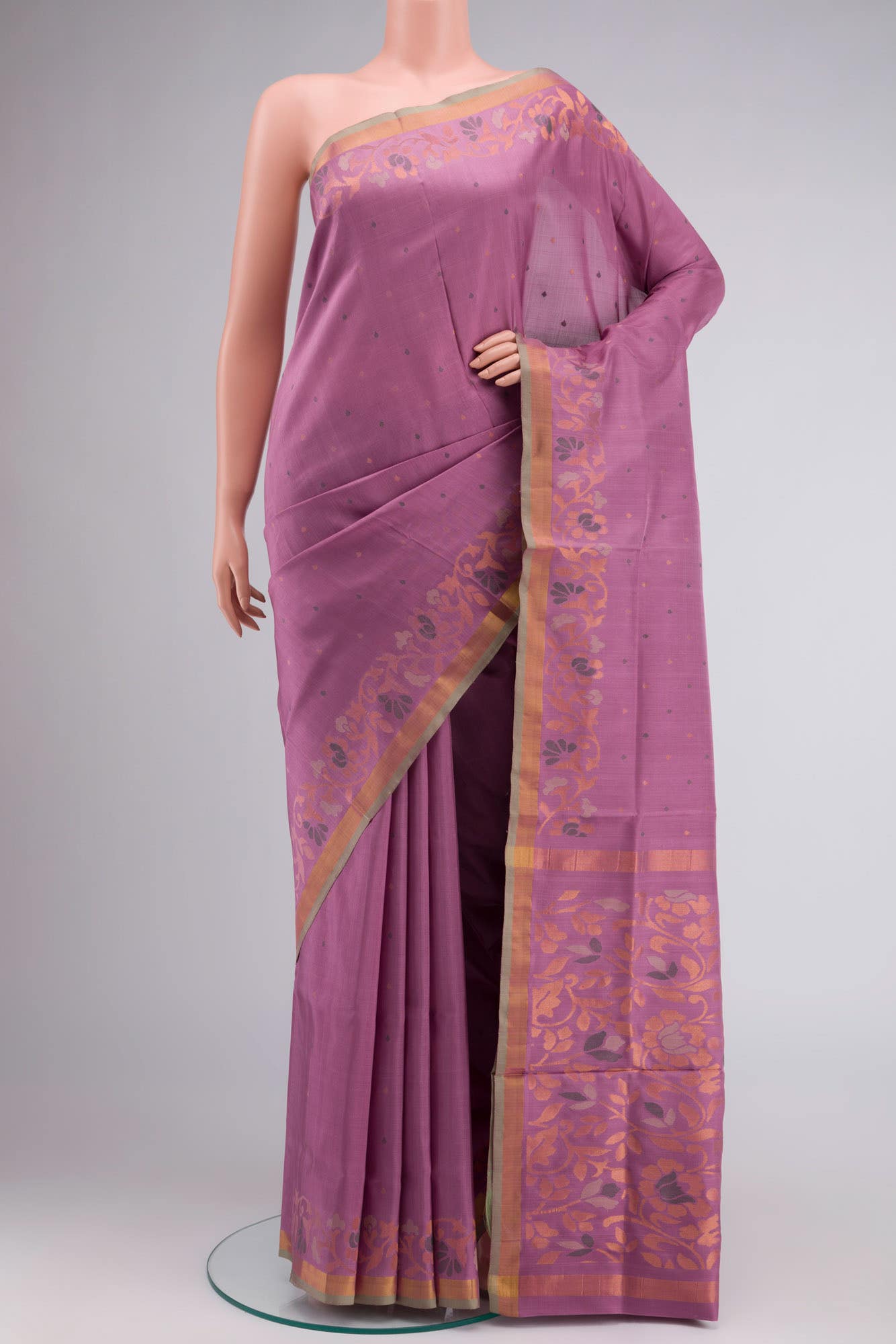 Mauve Uppada Silk Saree
