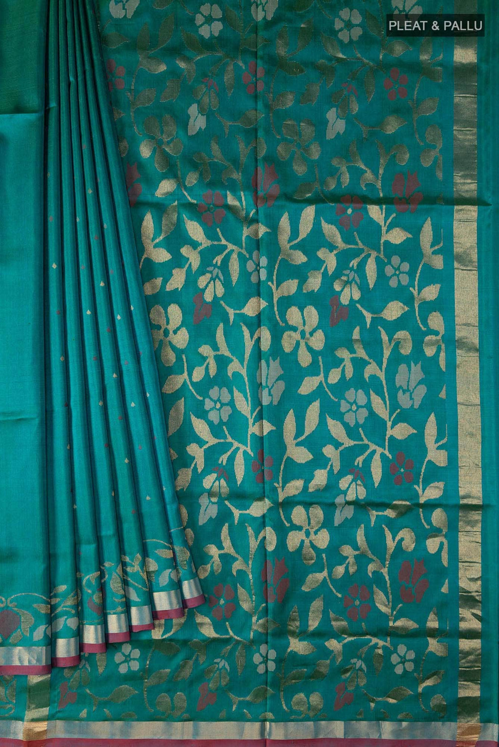 Green Uppada Silk Saree