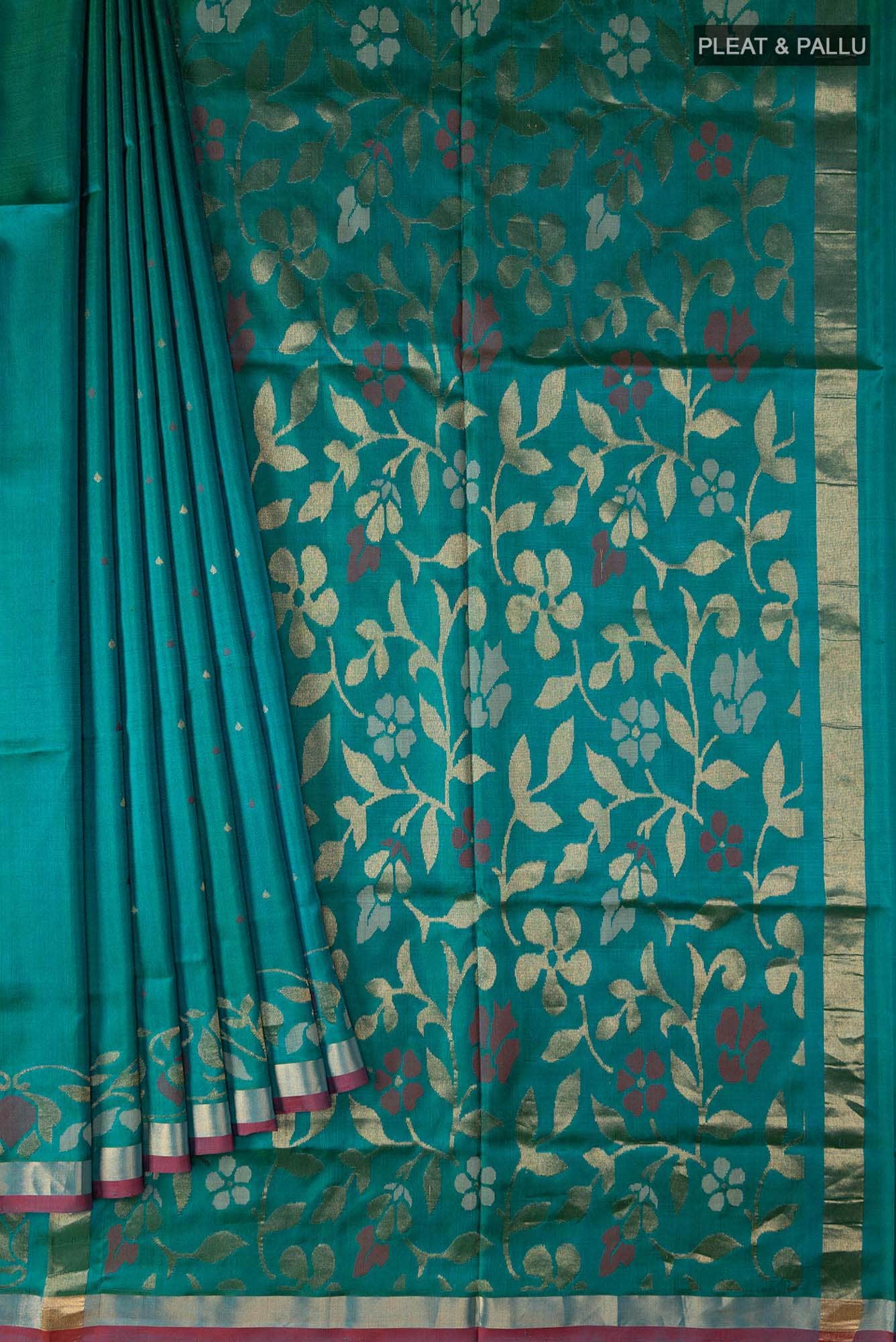 Green Uppada Silk Saree