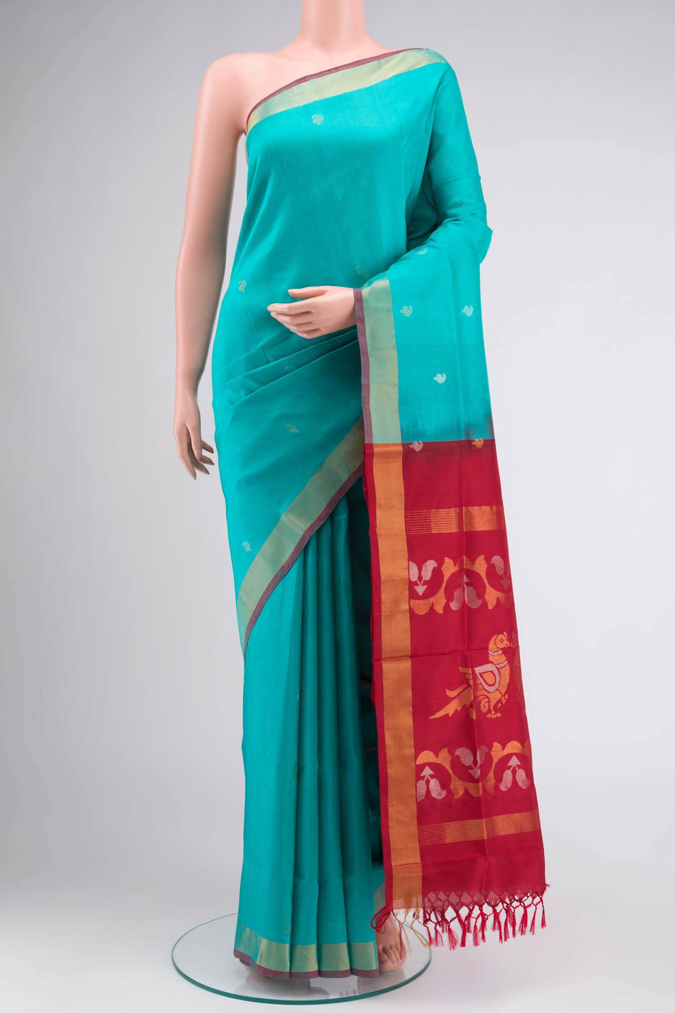 Green Uppada Silk Saree