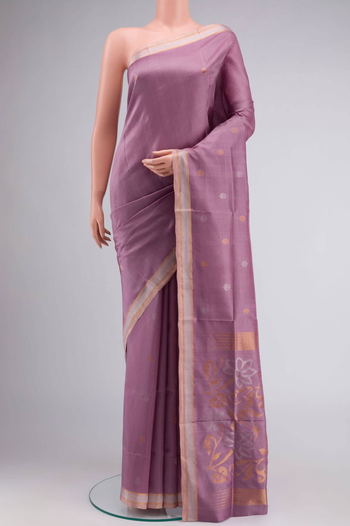 Mauve Uppada Silk Saree