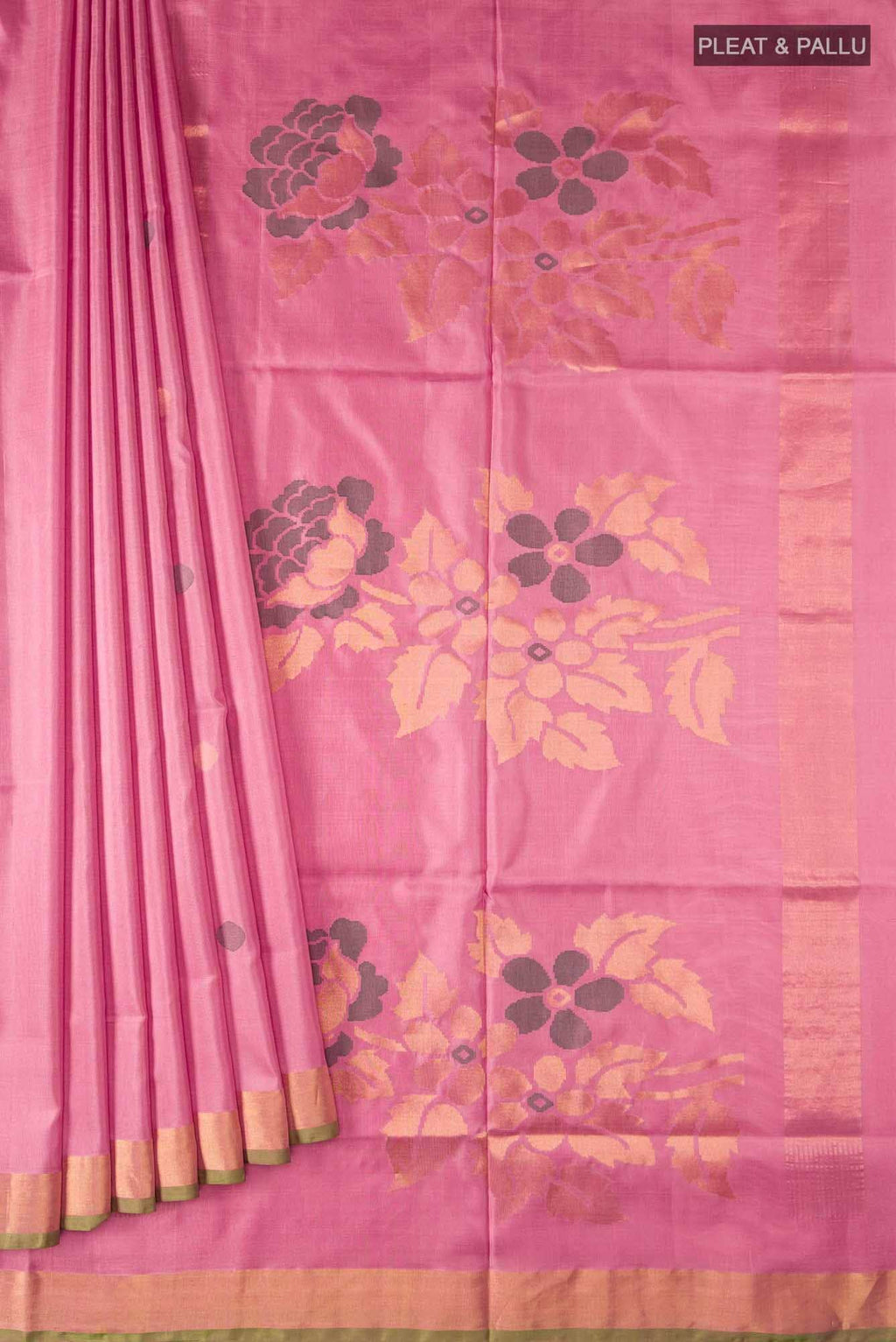 Pink Uppada Silk Saree
