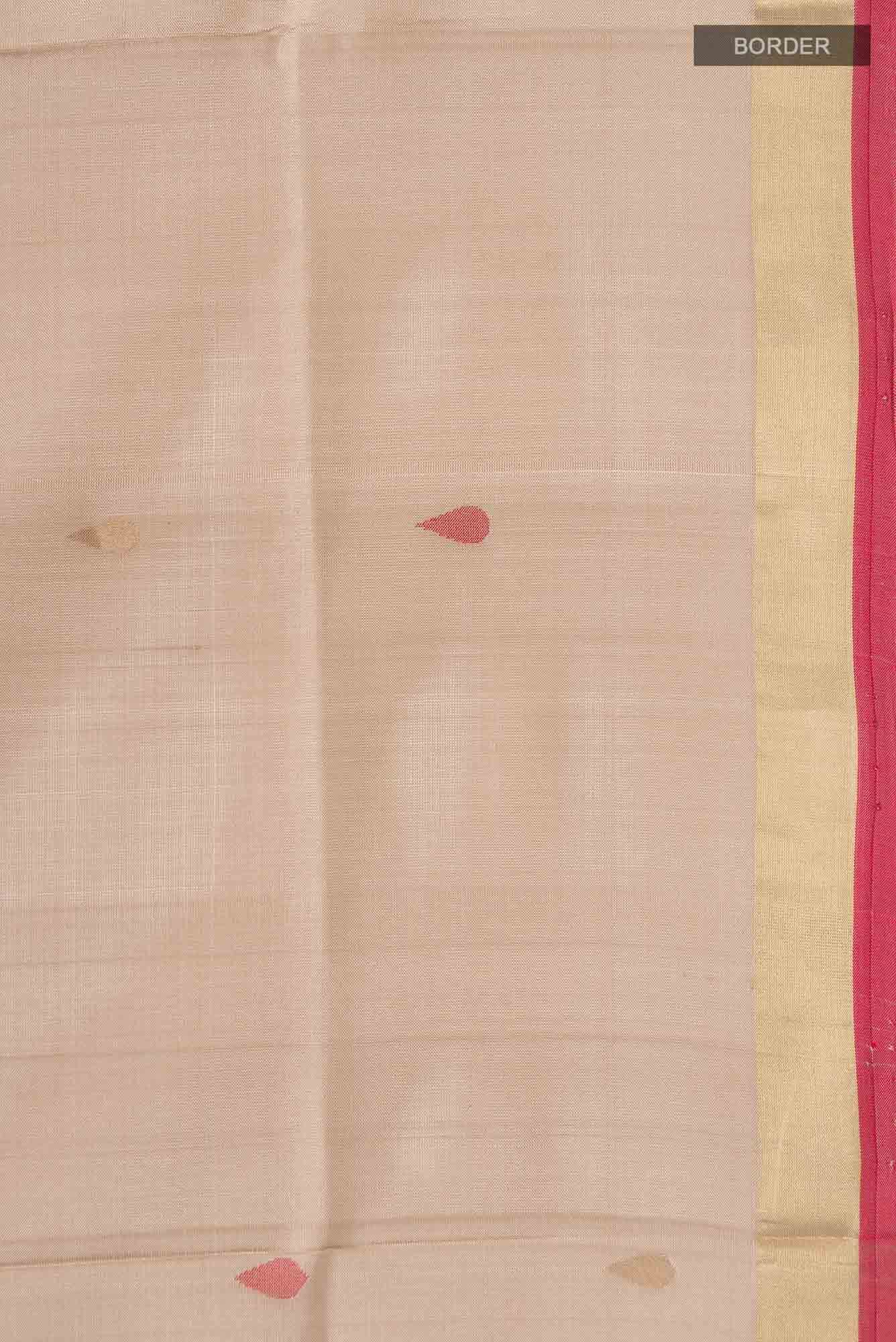 Sandal Uppada Silk Saree