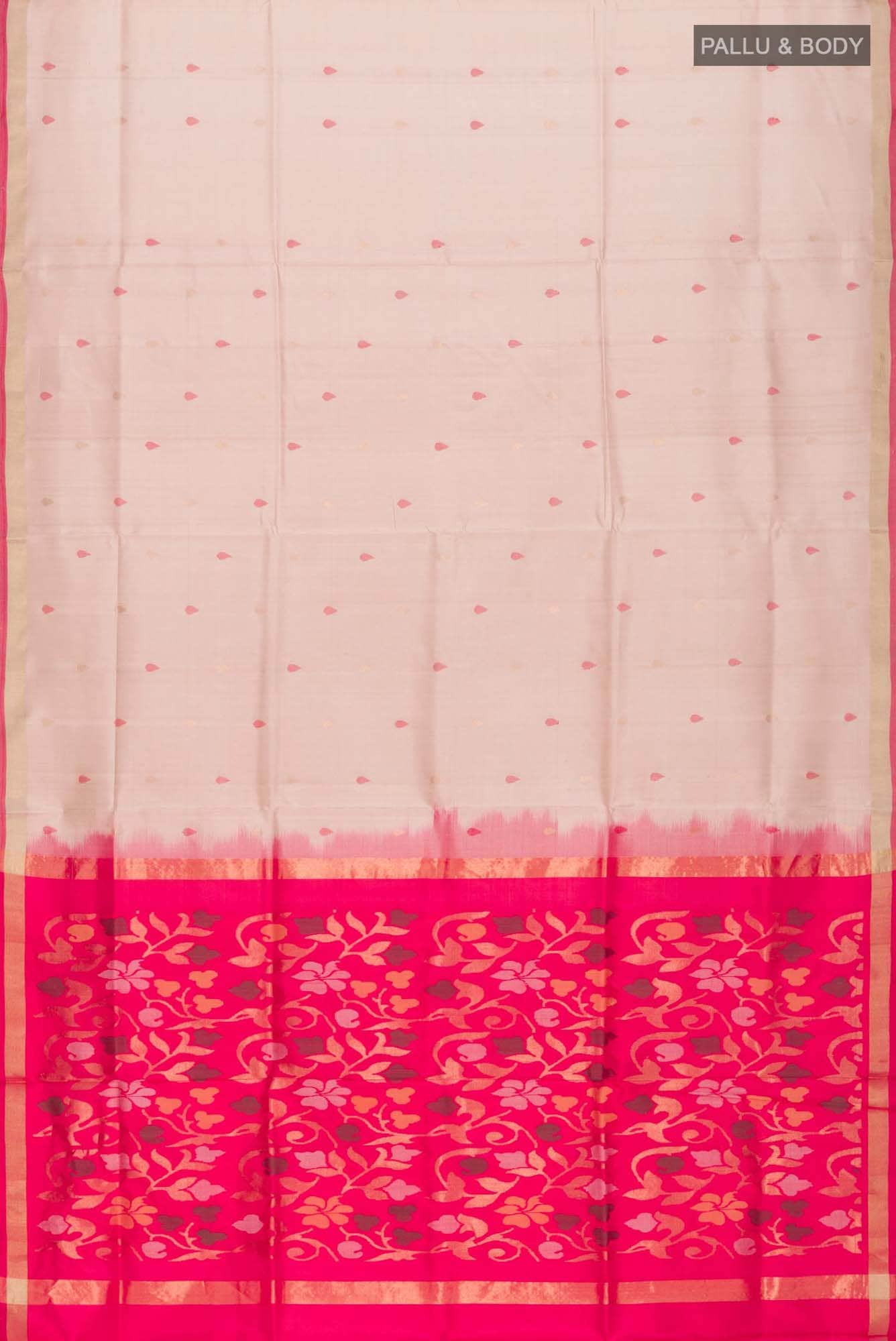 Sandal Uppada Silk Saree