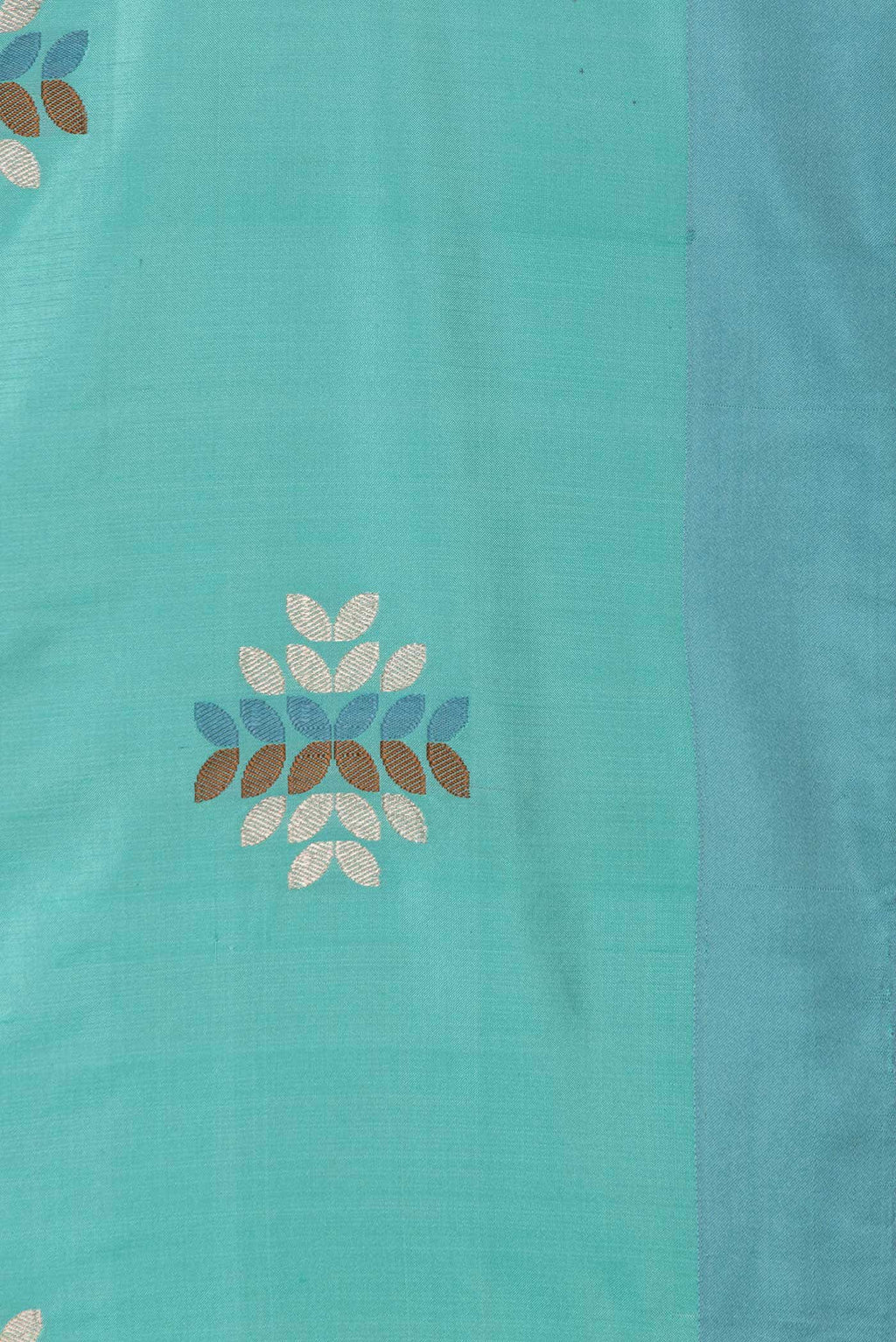 Sea Green Banarasi Silk Saree