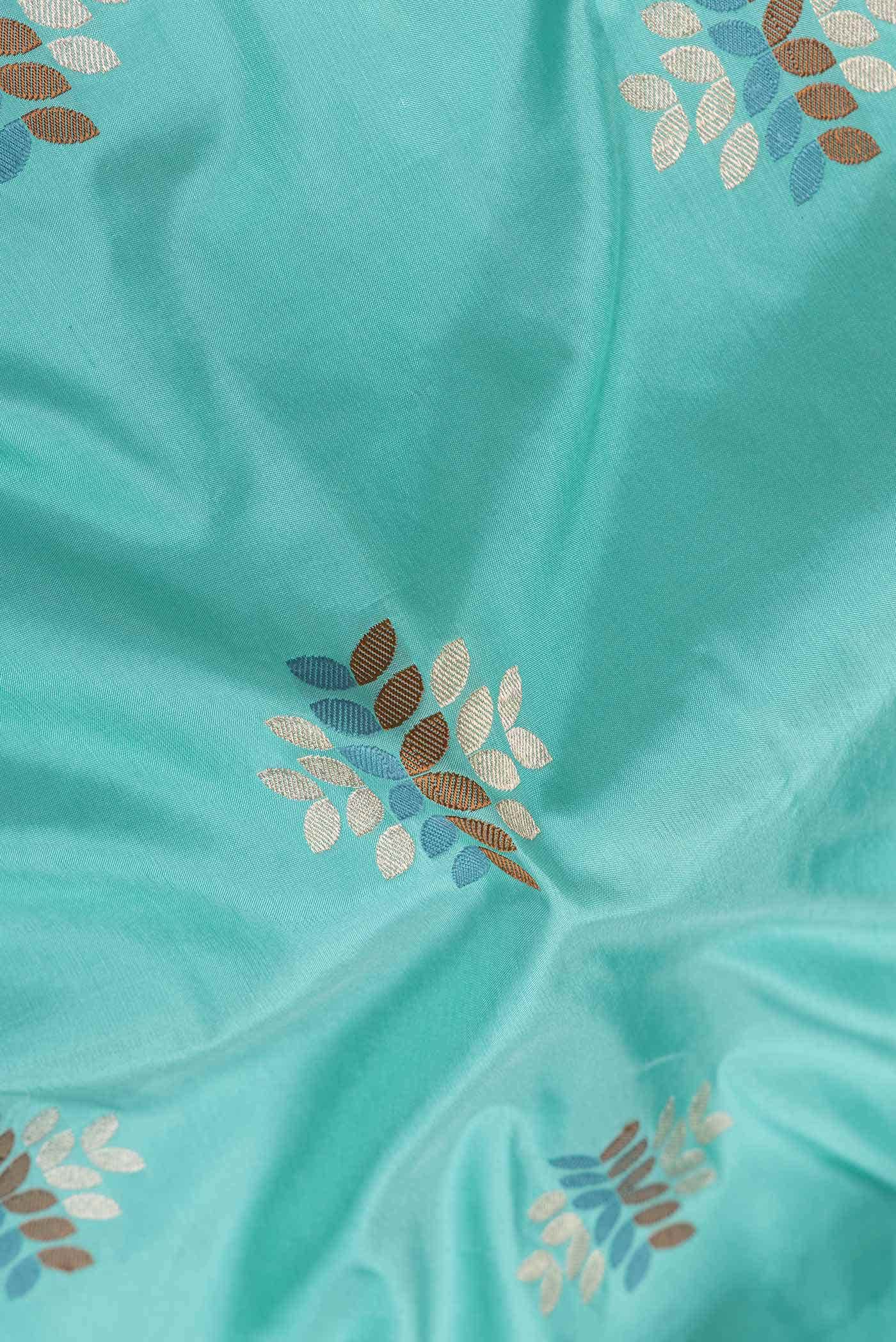 Sea Green Banarasi Silk Saree
