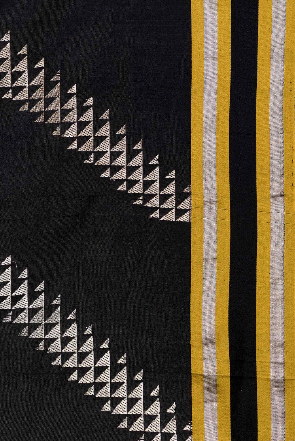 Black Banarasi Silk Saree