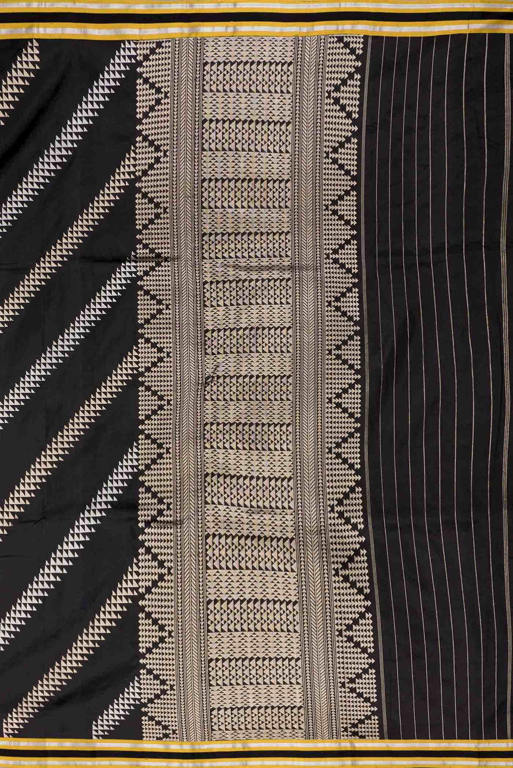 Black Banarasi Silk Saree
