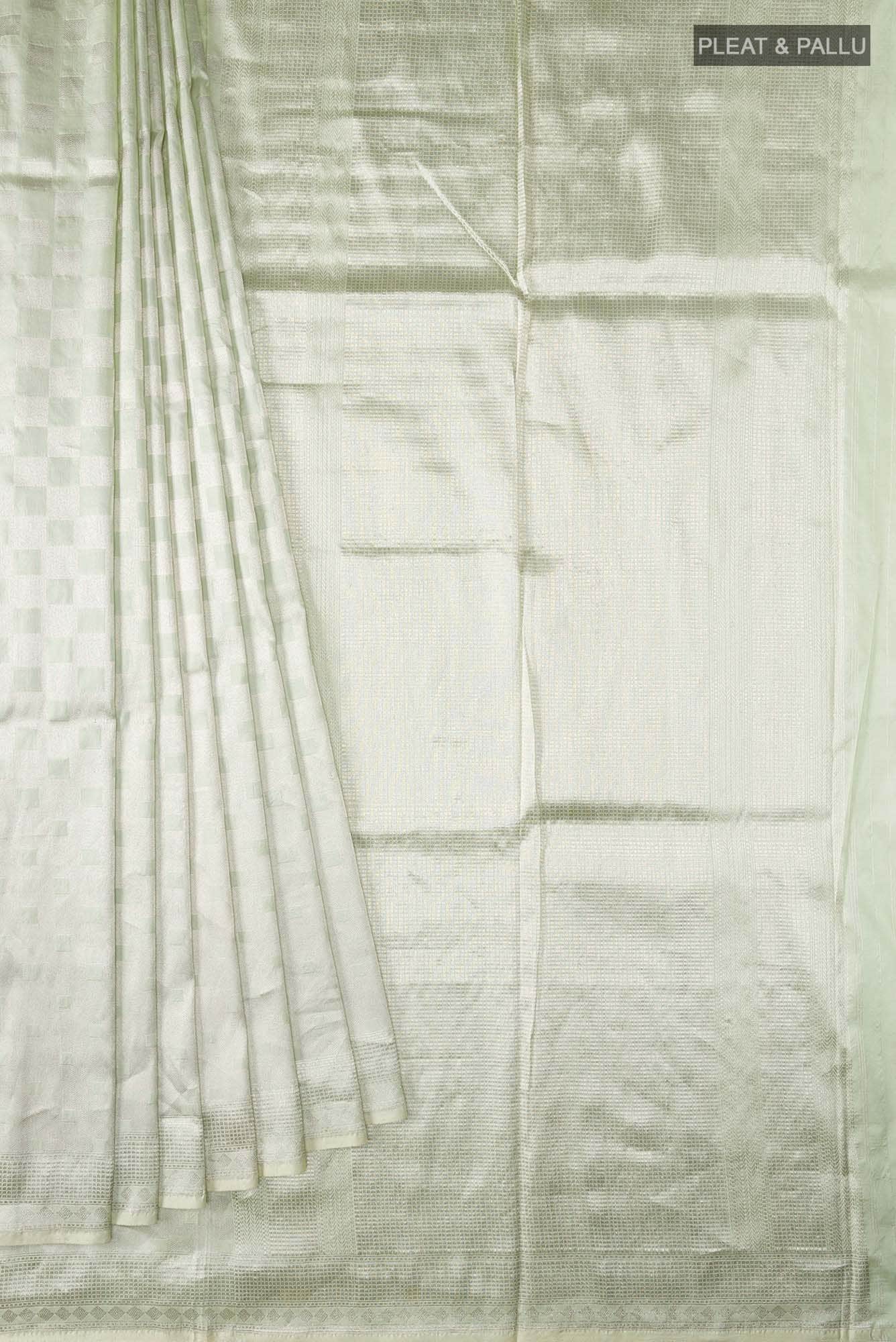 Light Green Banarasi Silk Saree
