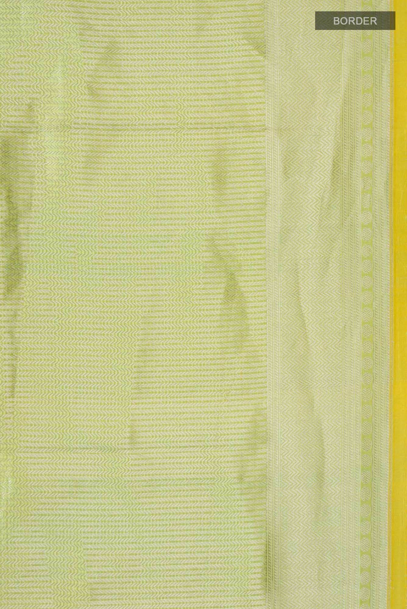Green Banarasi Silk Saree