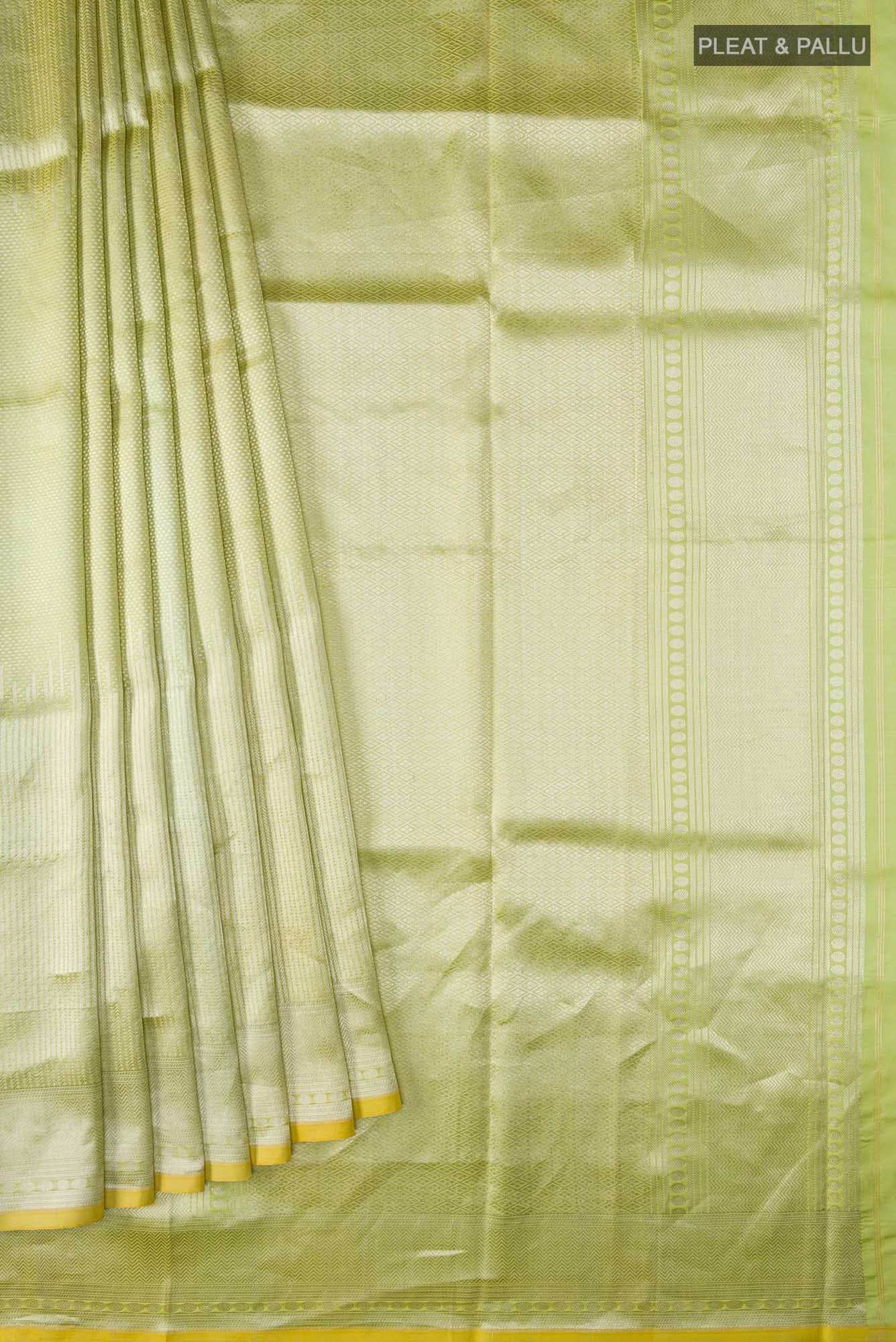 Green Banarasi Silk Saree