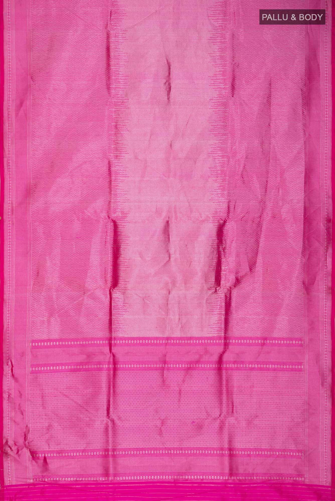 Dark Pink Banarasi Saree