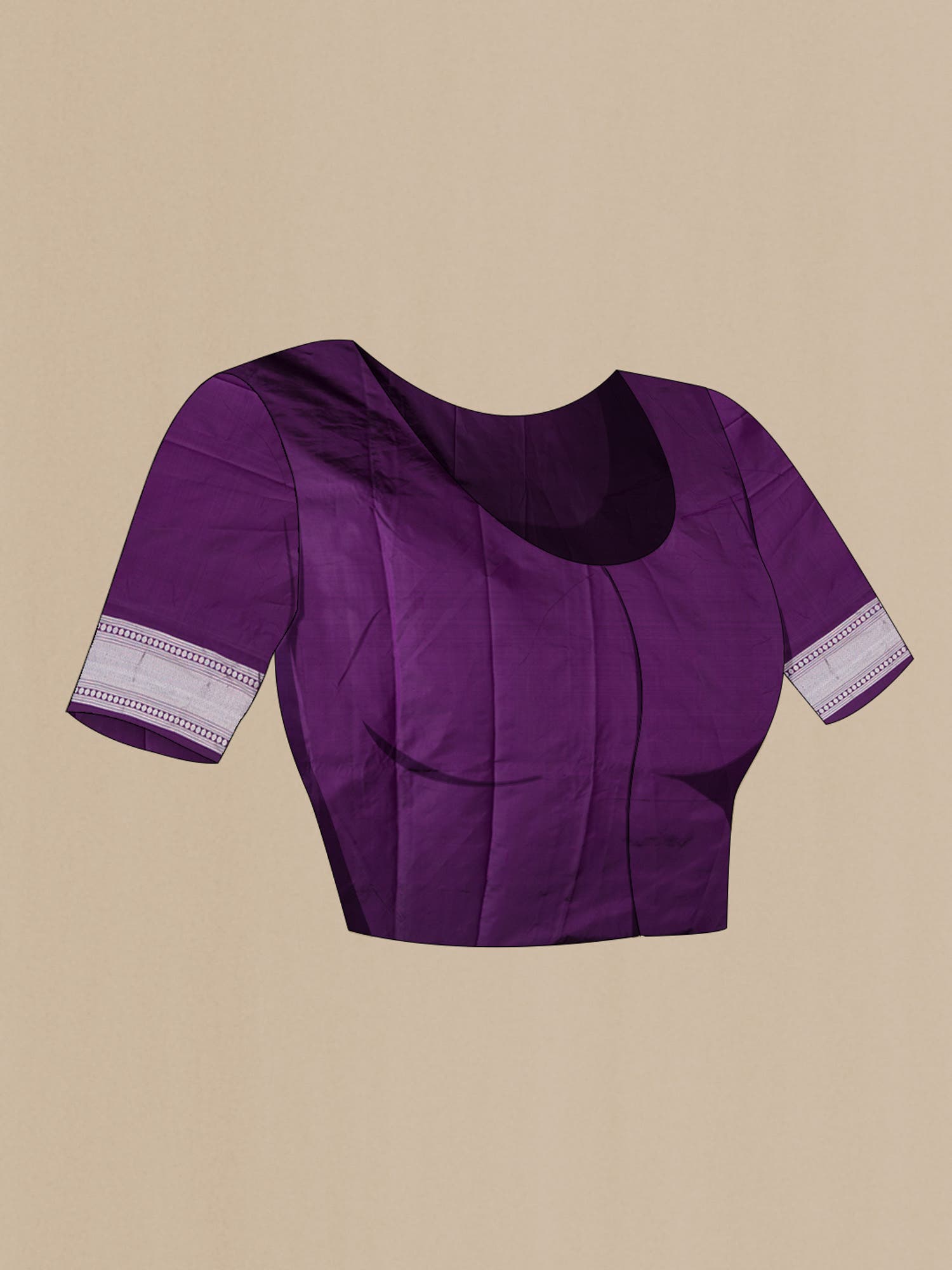Violet Banarasi Silk Saree