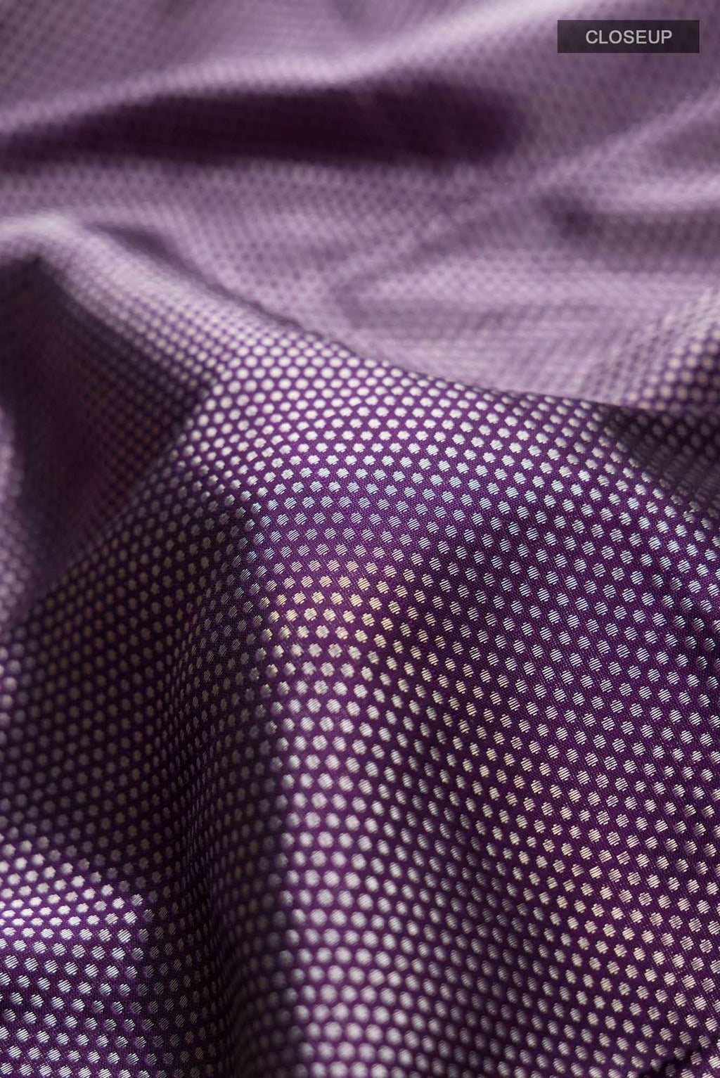 Violet Banarasi Silk Saree