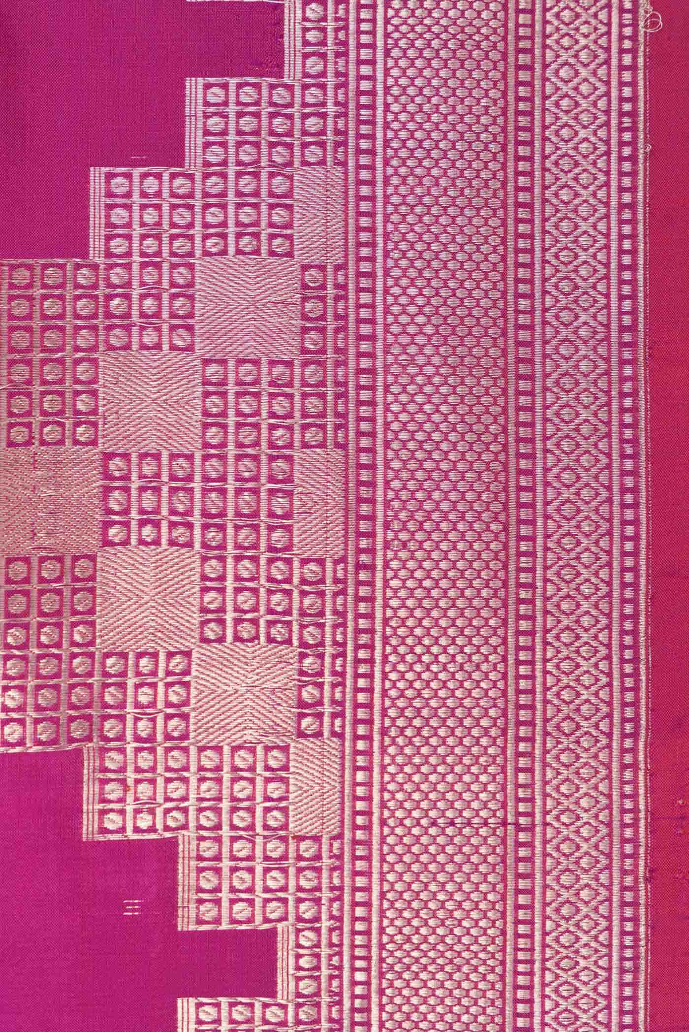Purple Dual Tone Banarasi Silk Saree
