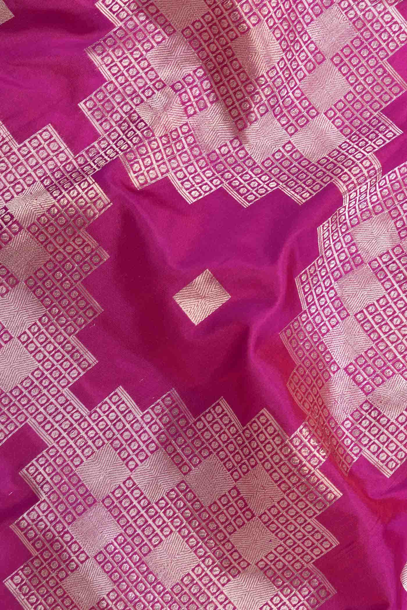 Purple Dual Tone Banarasi Silk Saree