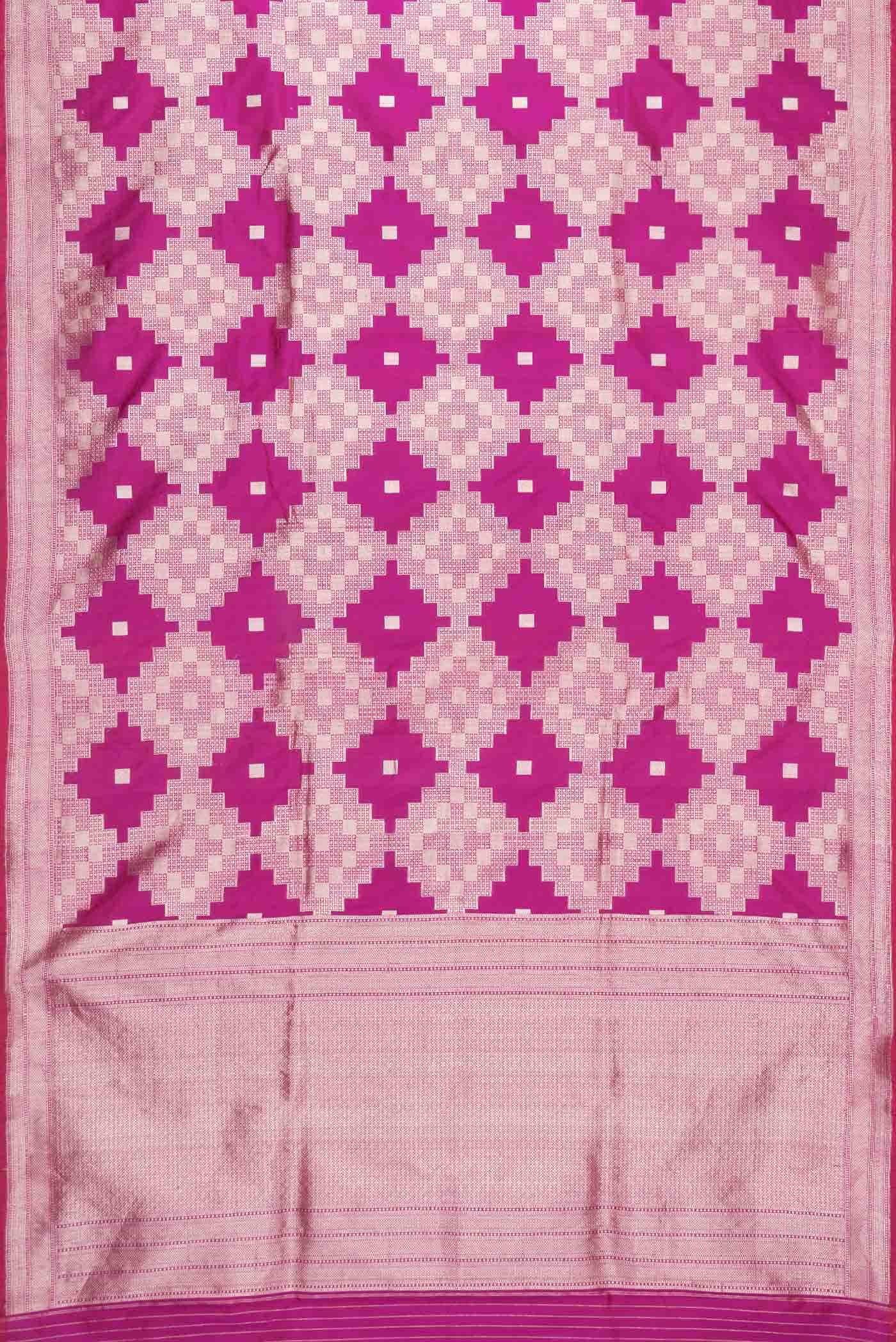 Purple Dual Tone Banarasi Silk Saree