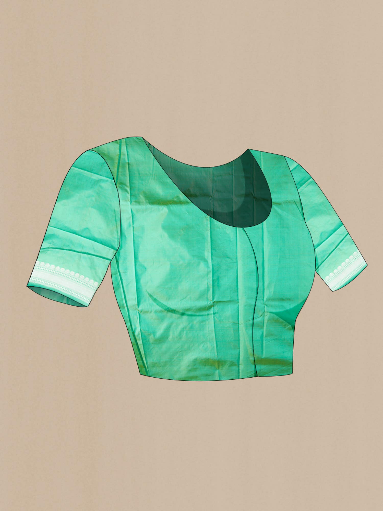 Green Banarasi Silk Saree