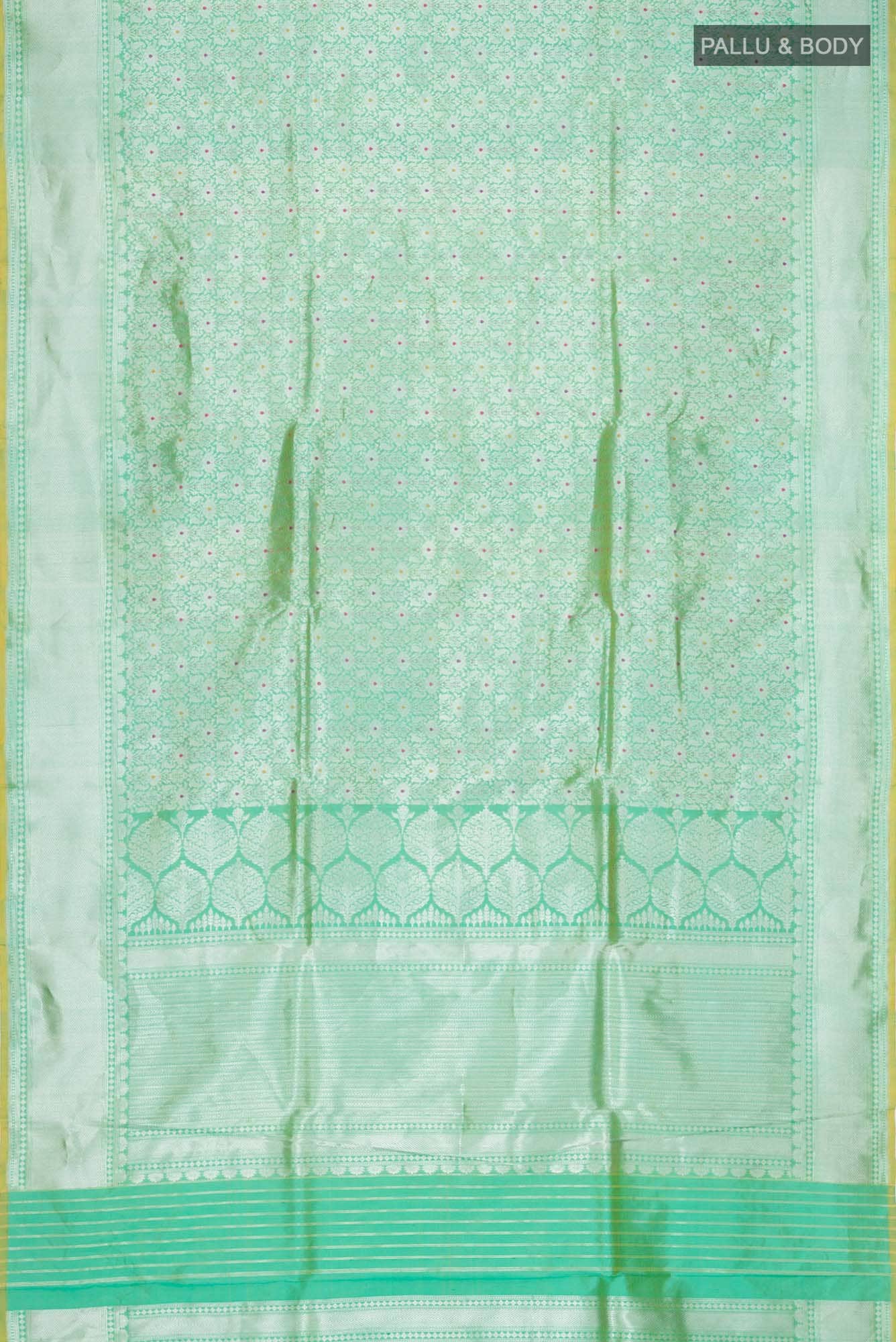 Green Banarasi Silk Saree