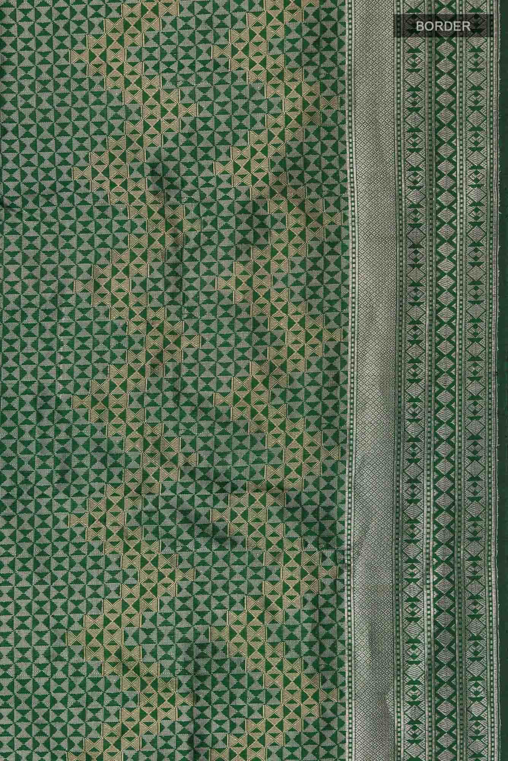 Green Banarasi Silk Saree