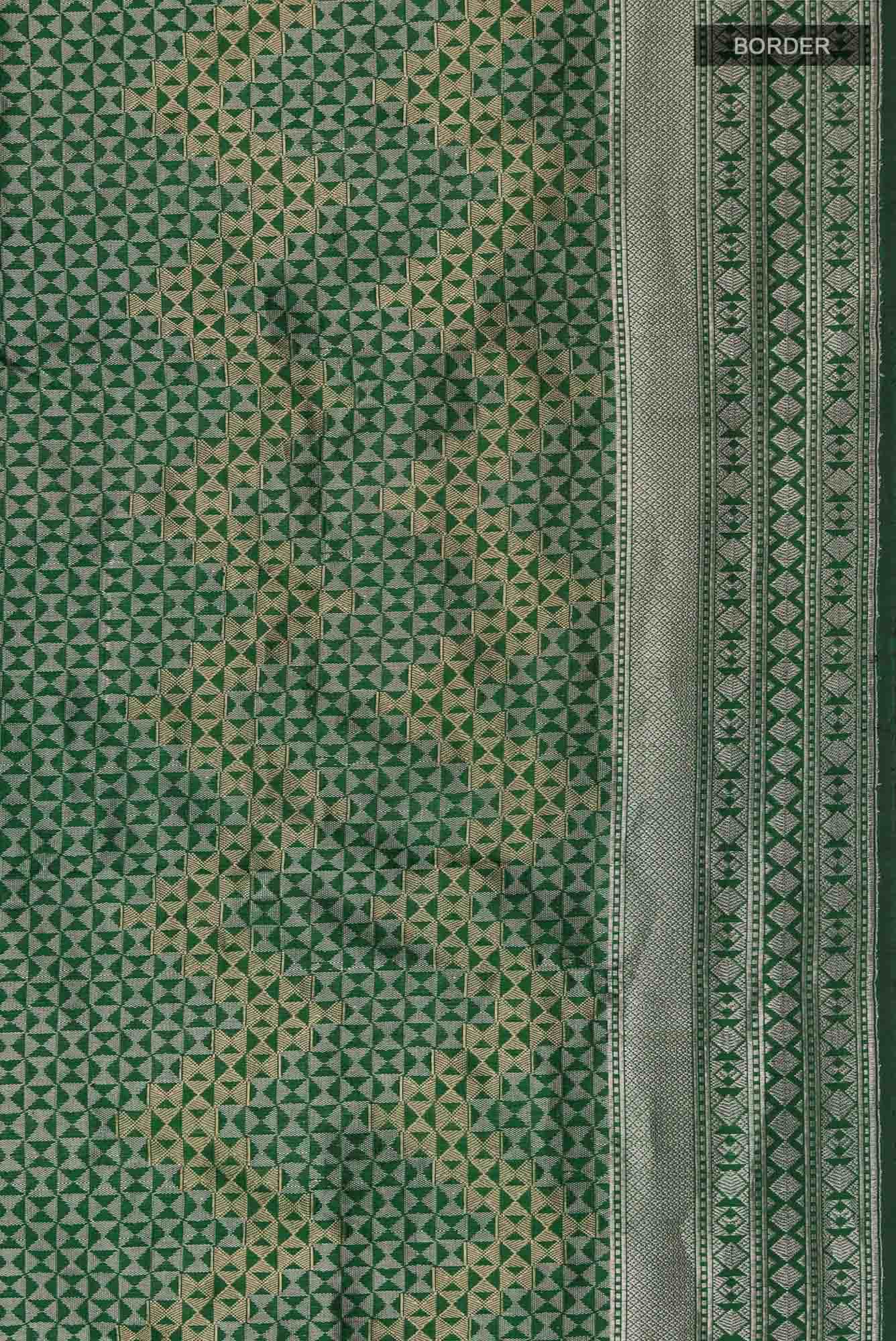Green Banarasi Silk Saree