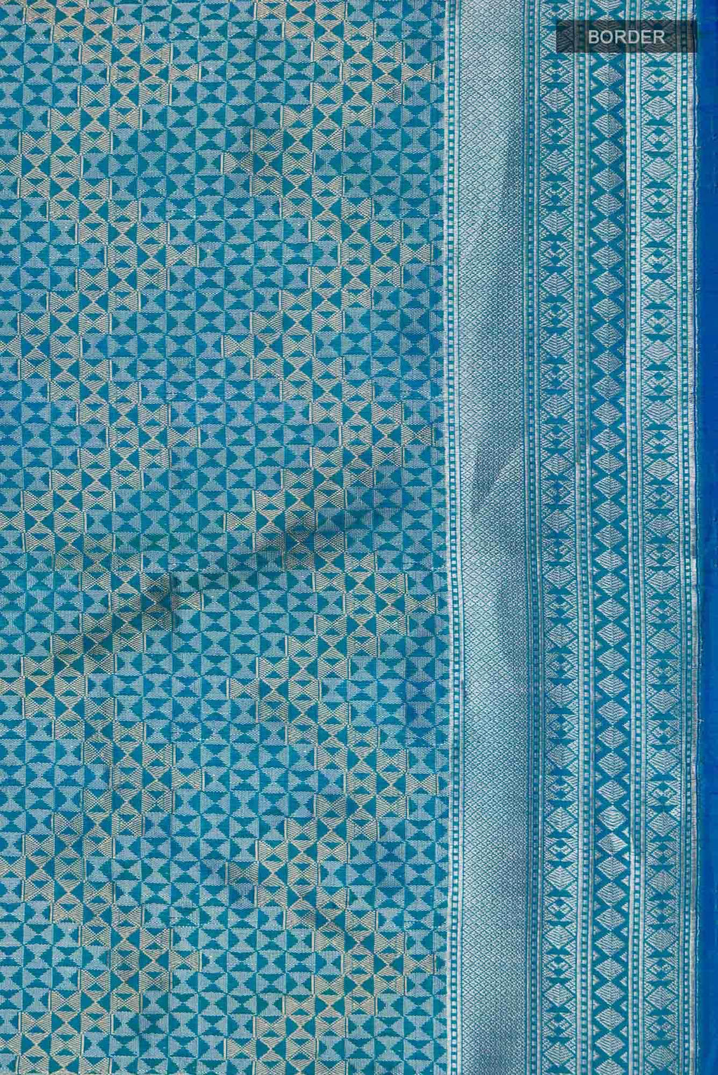 Blue Banarasi Silk Saree