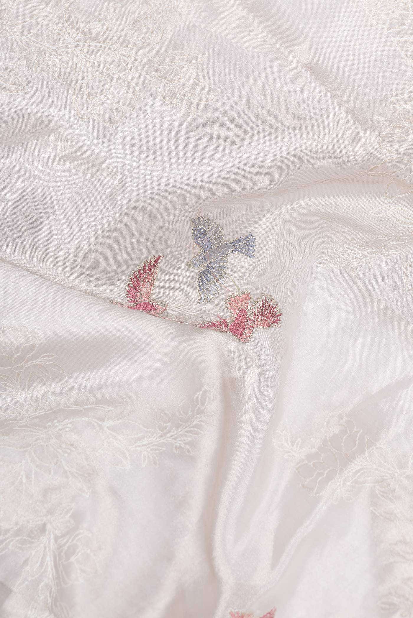Beige Dual Tone Organza Silk Saree