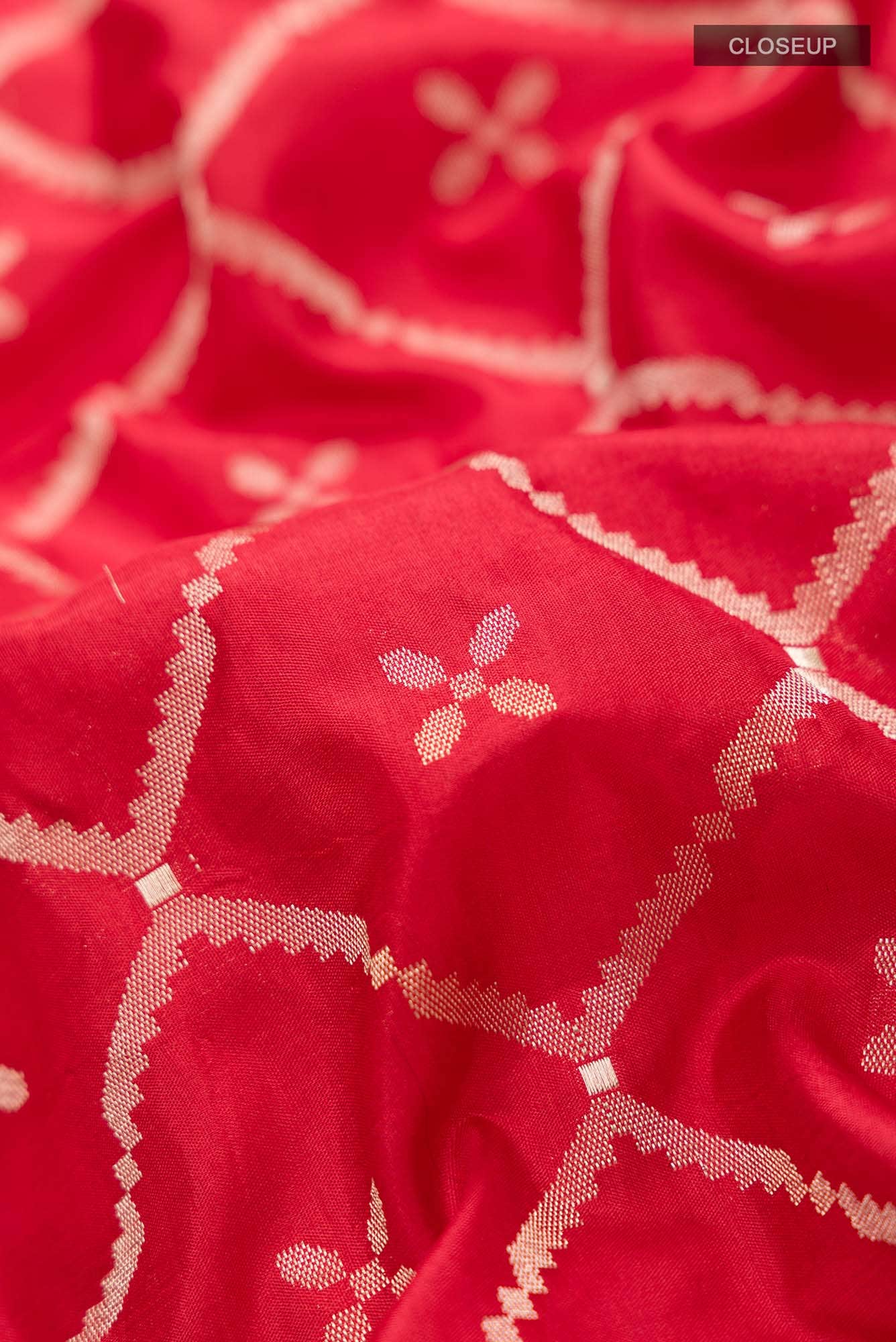 Red Banarasi Silk Saree
