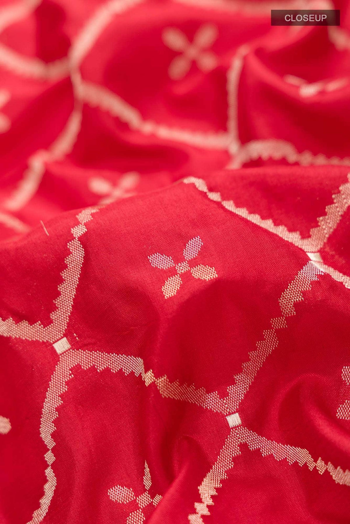 Red Banarasi Silk Saree