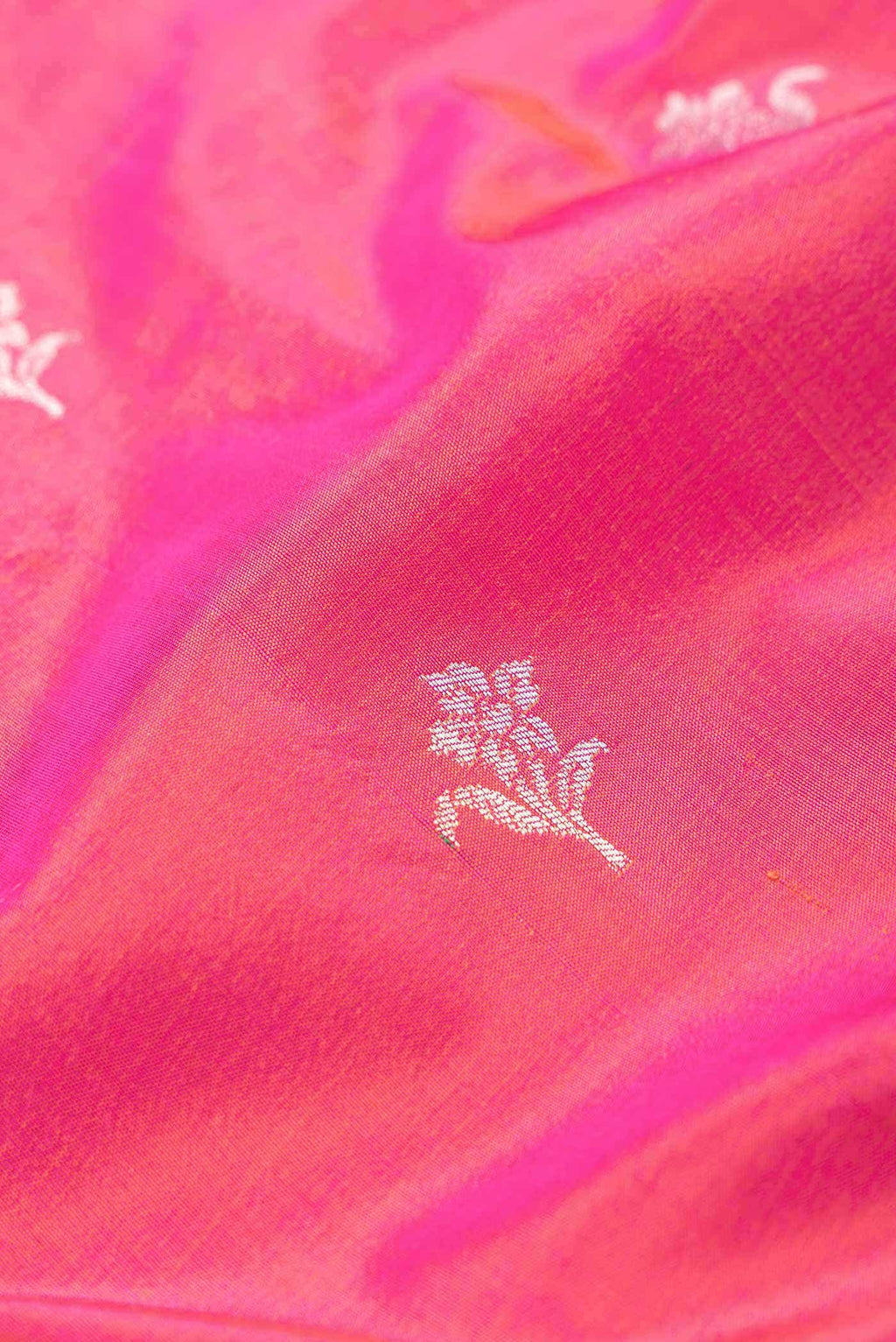 Pink Dual Tone Banarasi Silk Saree