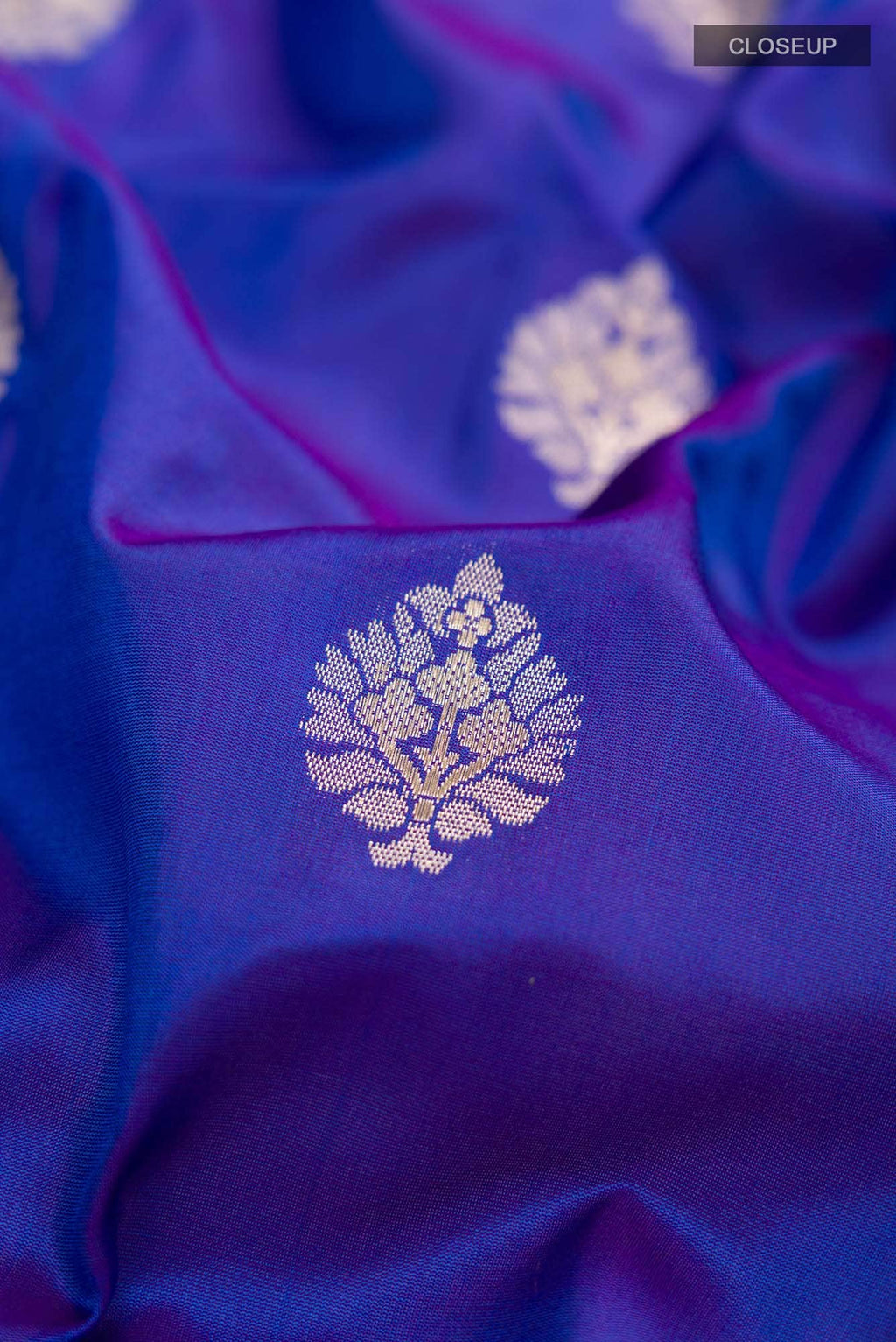 Blue Banarasi Silk Saree