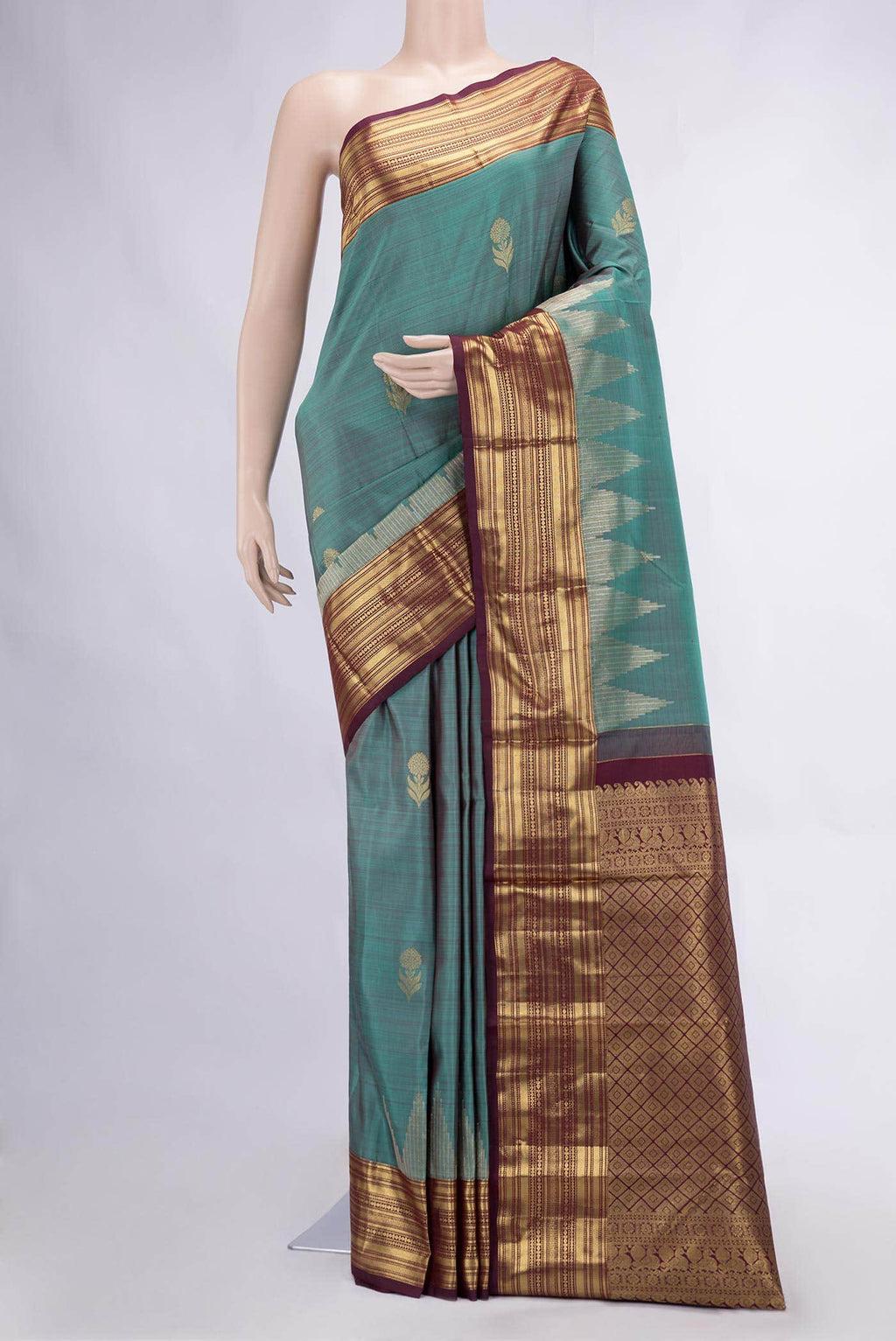 Green Kanchipuram Silk Saree