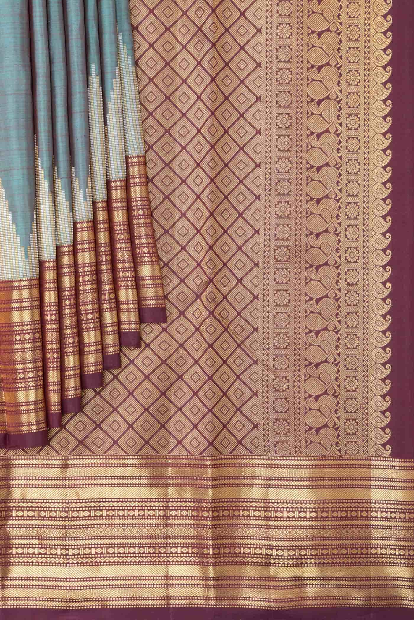 Green Kanchipuram Silk Saree