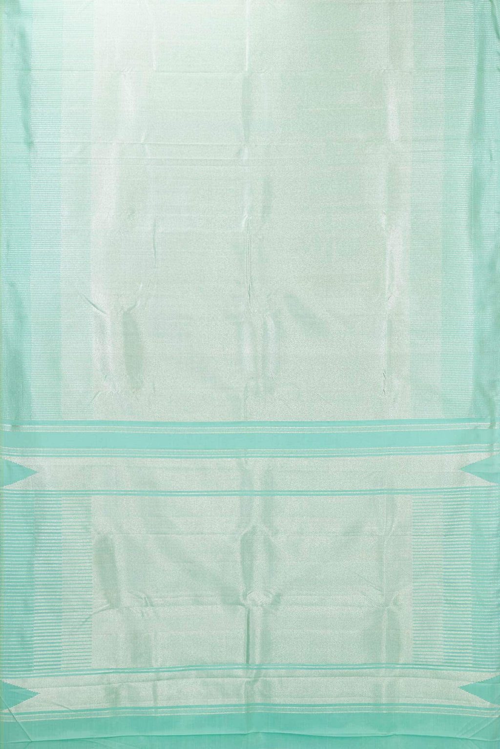Sea Green Dual Tone Kanchipuram Tissue Silk Saree