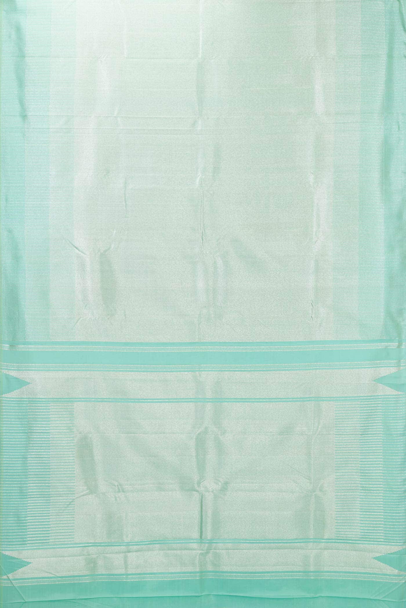 Sea Green Dual Tone Kanchipuram Tissue Silk Saree