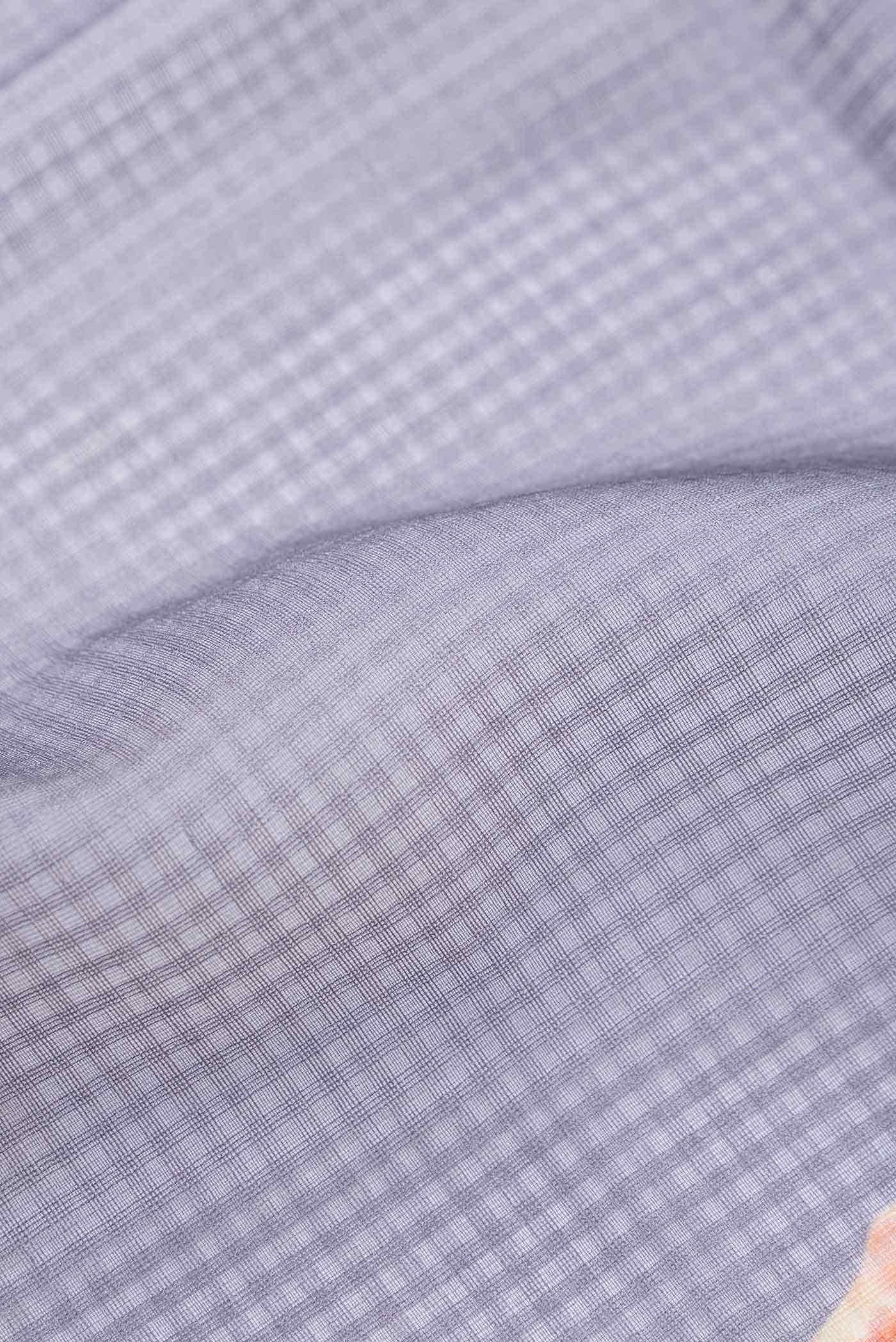 Grey Kota Cotton Saree