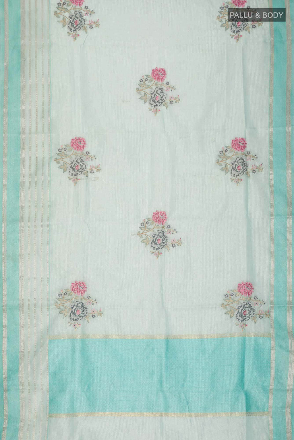 Green Organza Silk Saree