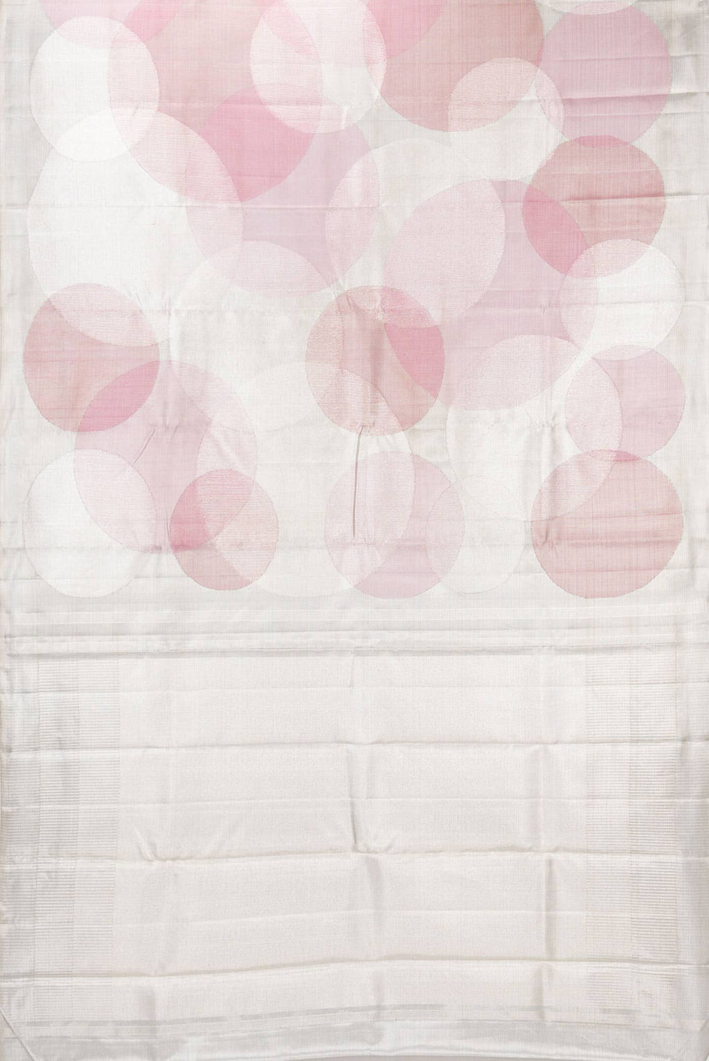 Pink Dual Tone Kanchipuram Tissue Silk Saree