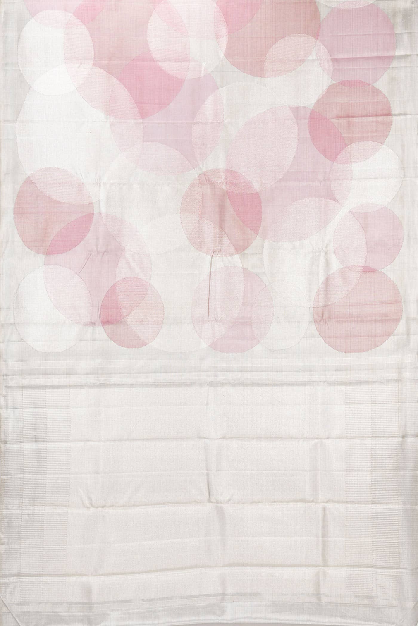 Pink Dual Tone Kanchipuram Tissue Silk Saree