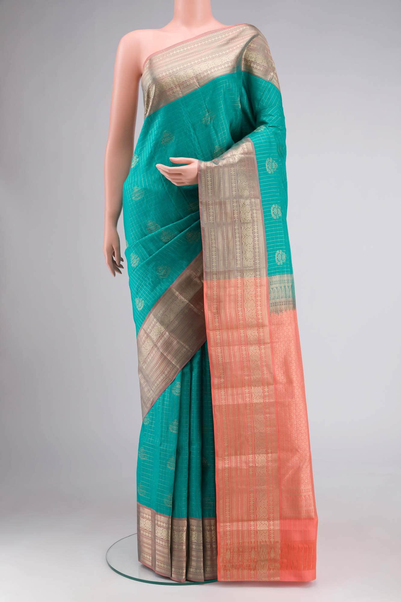 Green Kanchipuram Silk Saree