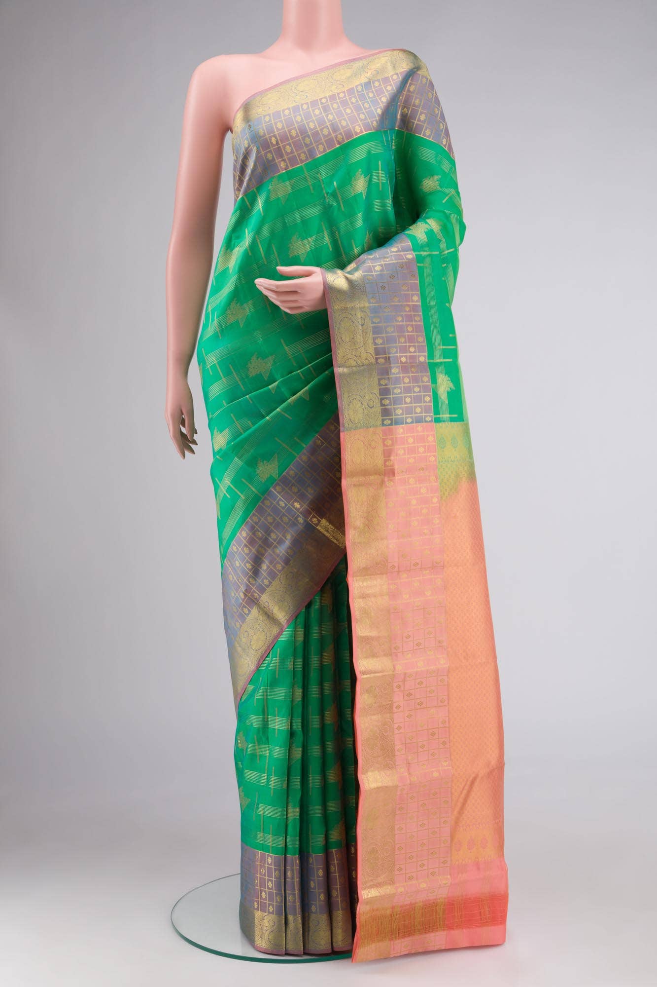 Green Kanchipuram Silk Saree