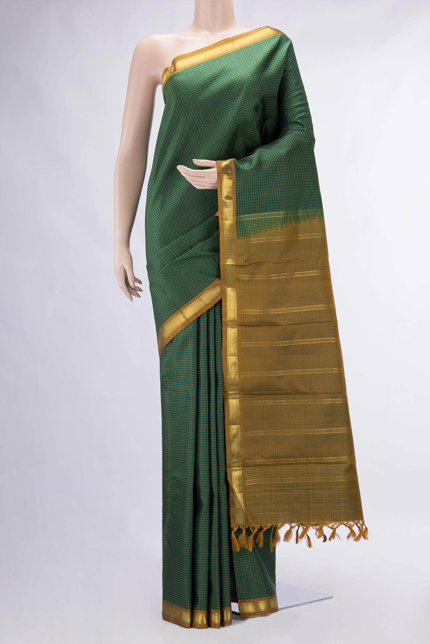Green Kanchipuram Silk Saree