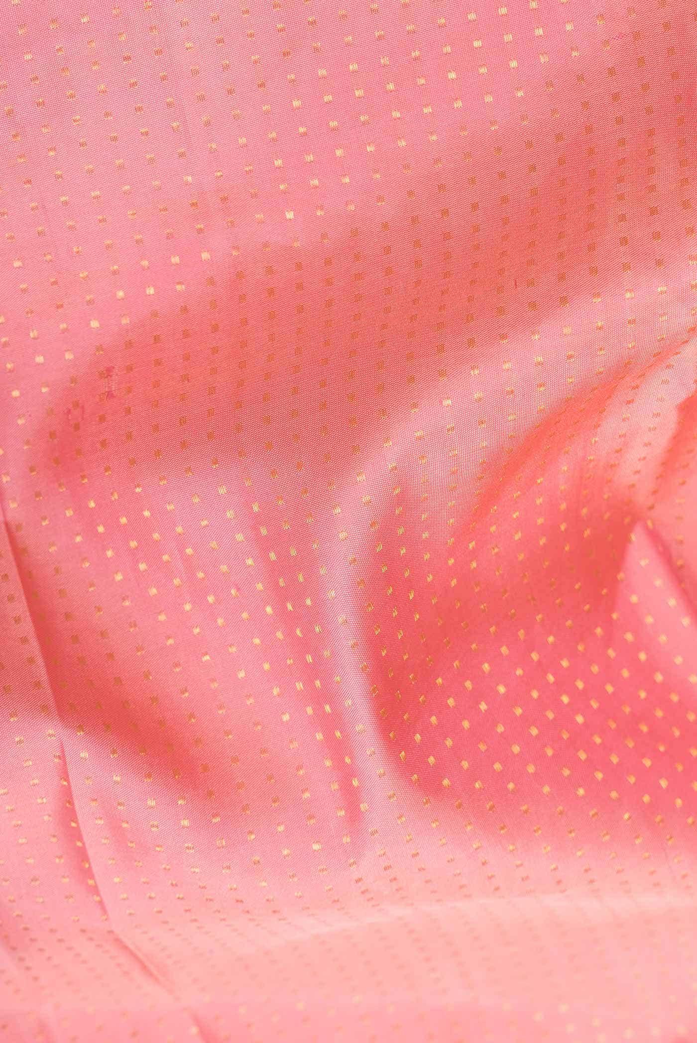 Pink Dual Tone Kanchipuram Silk Saree