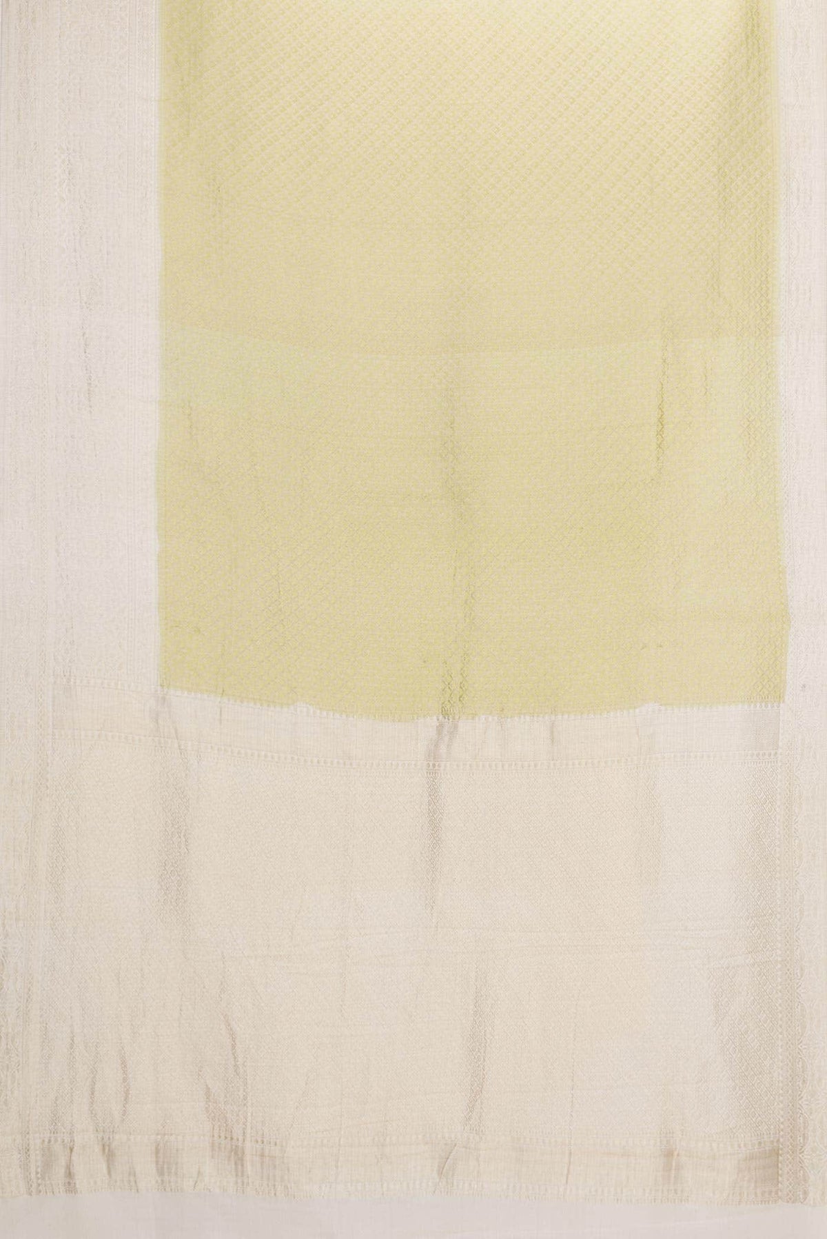 Green Mysore Crepe Saree