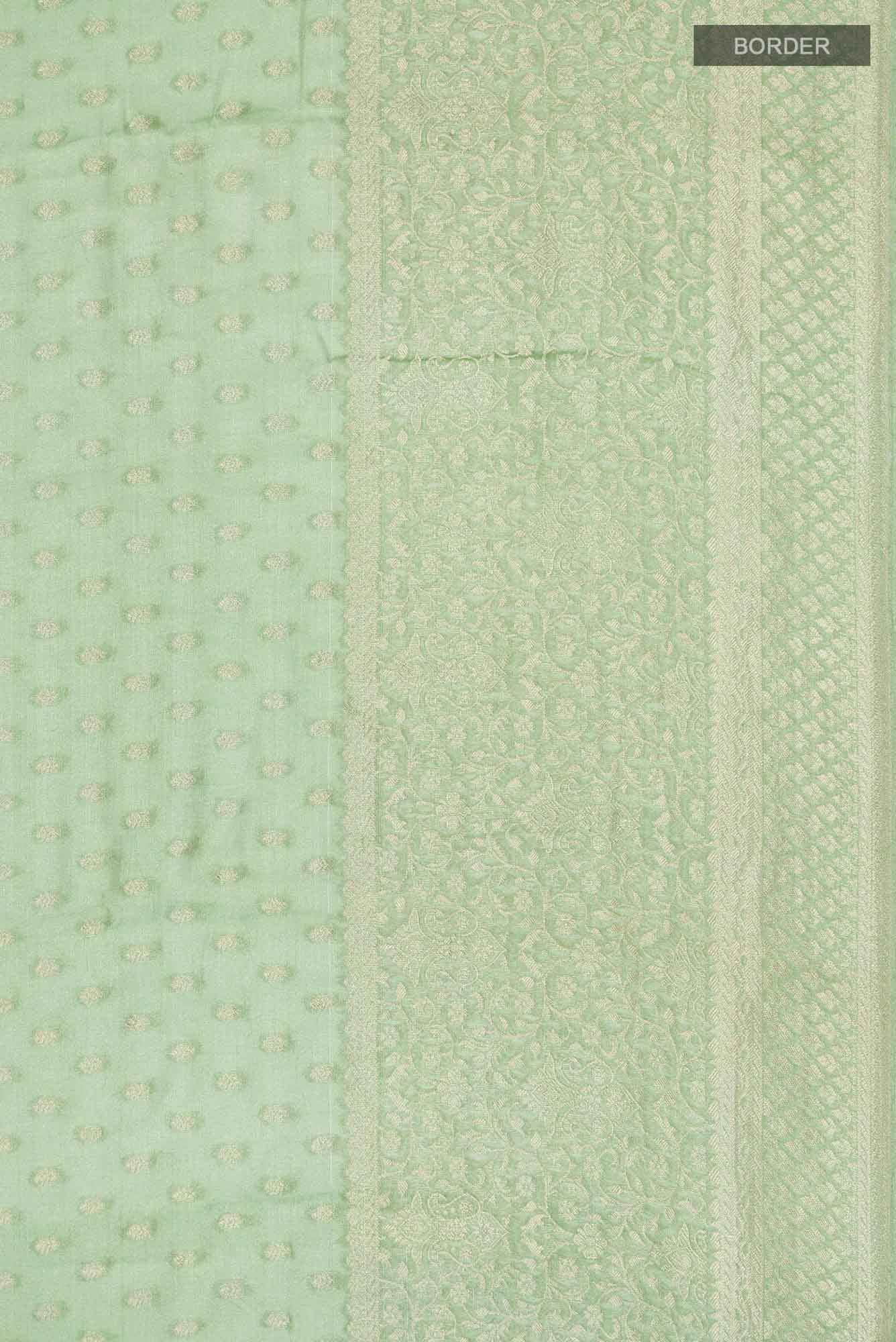 Green Georgette Saree