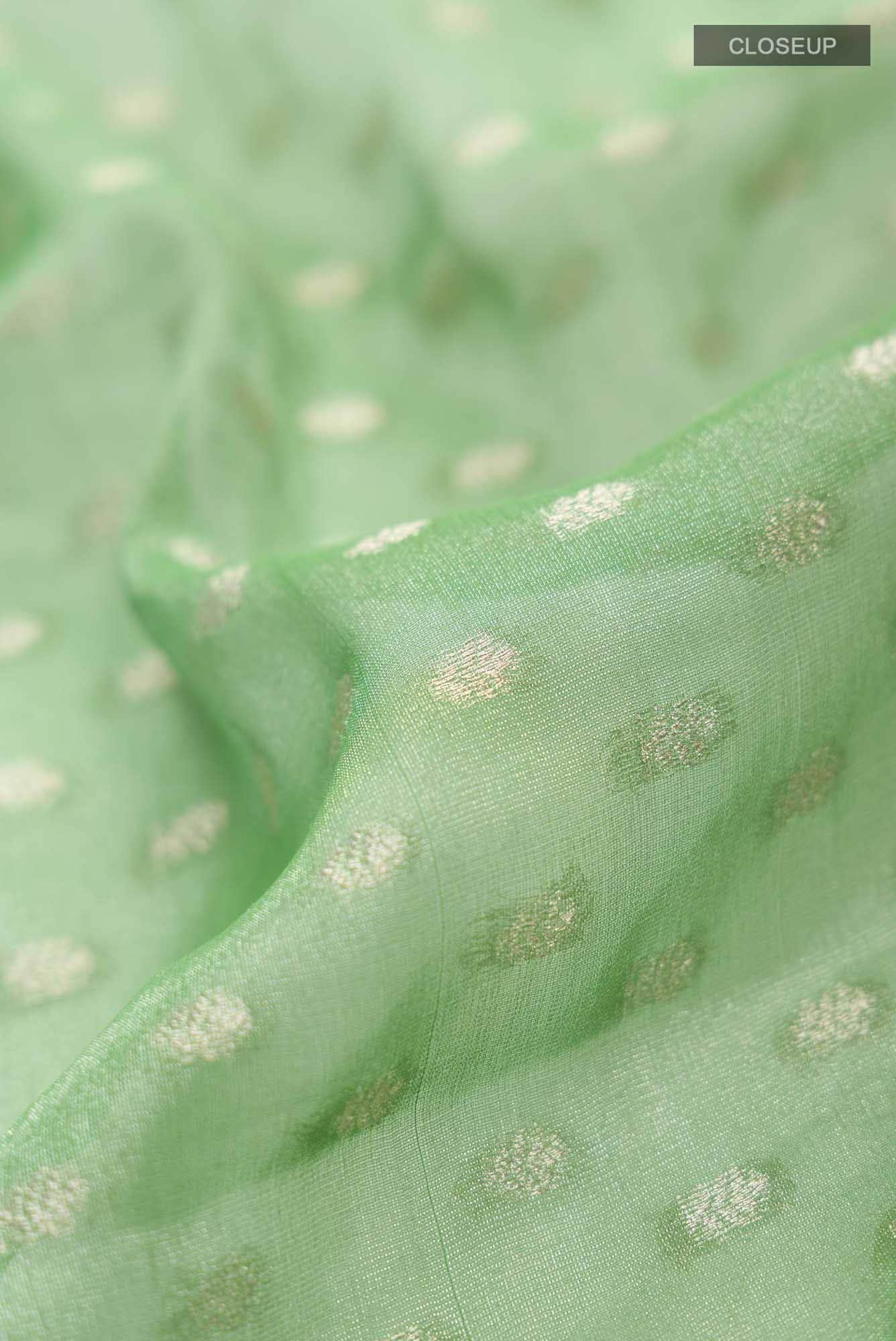 Green Georgette Saree